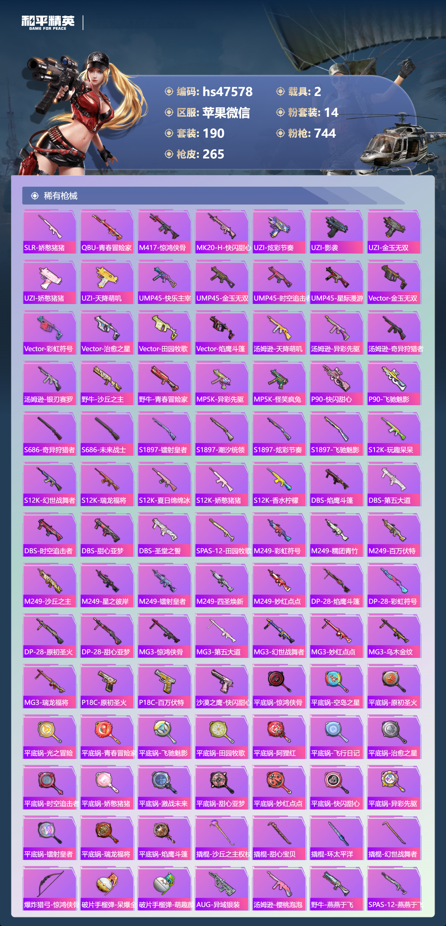 HPSJ3360598和平精英账号详情图9 HPSJ3360598和平精英账号详情图9