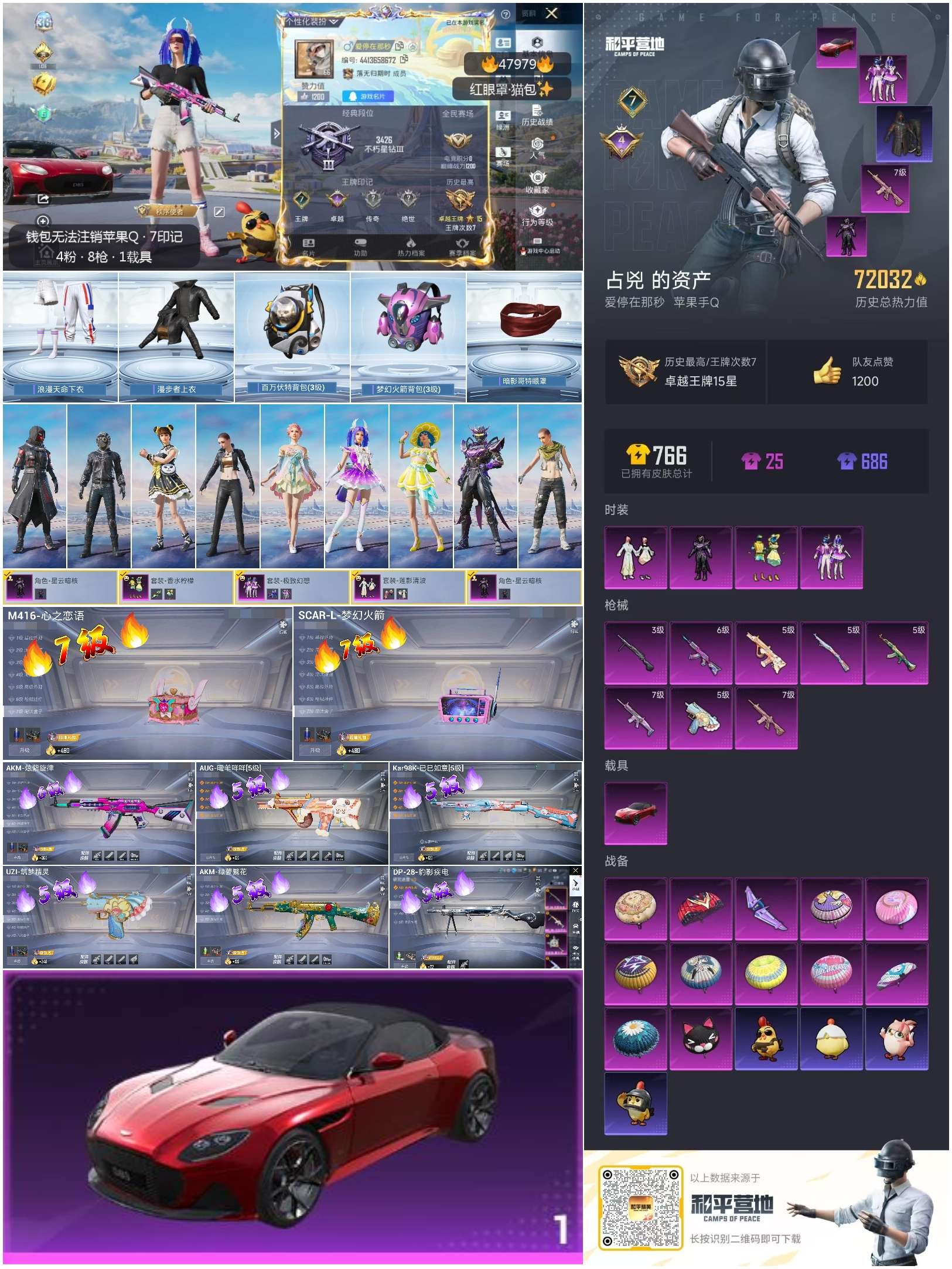 HPSJ3364979和平精英账号详情图2 HPSJ3364979和平精英账号详情图2