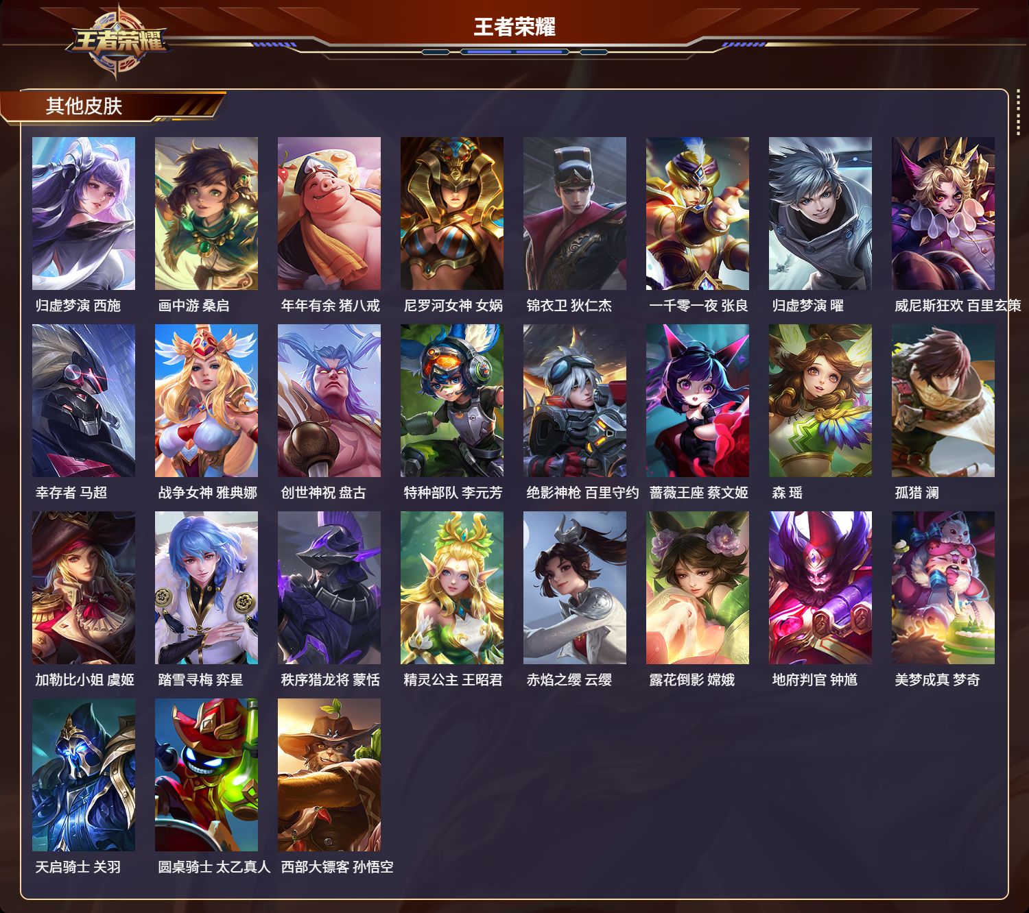 WZMK3335800王者荣耀账号详情图6