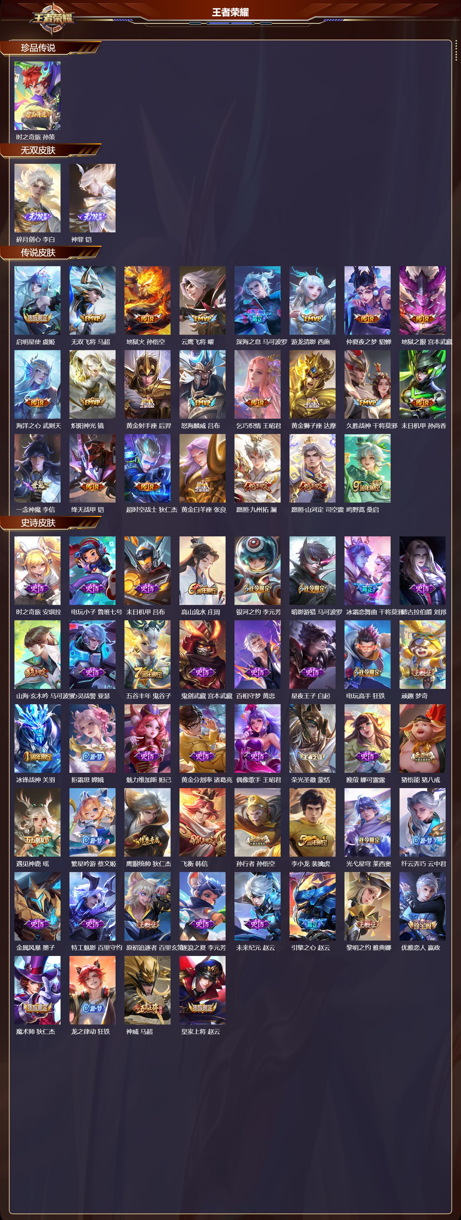 WZCMW3335639王者荣耀账号详情图12 WZCMW3335639王者荣耀账号详情图12