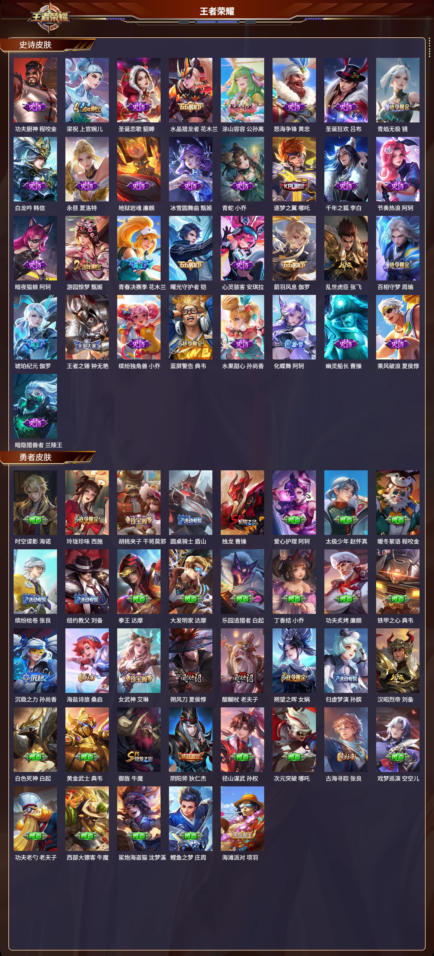 WZMK3335797王者荣耀账号详情图3 WZMK3335797王者荣耀账号详情图3