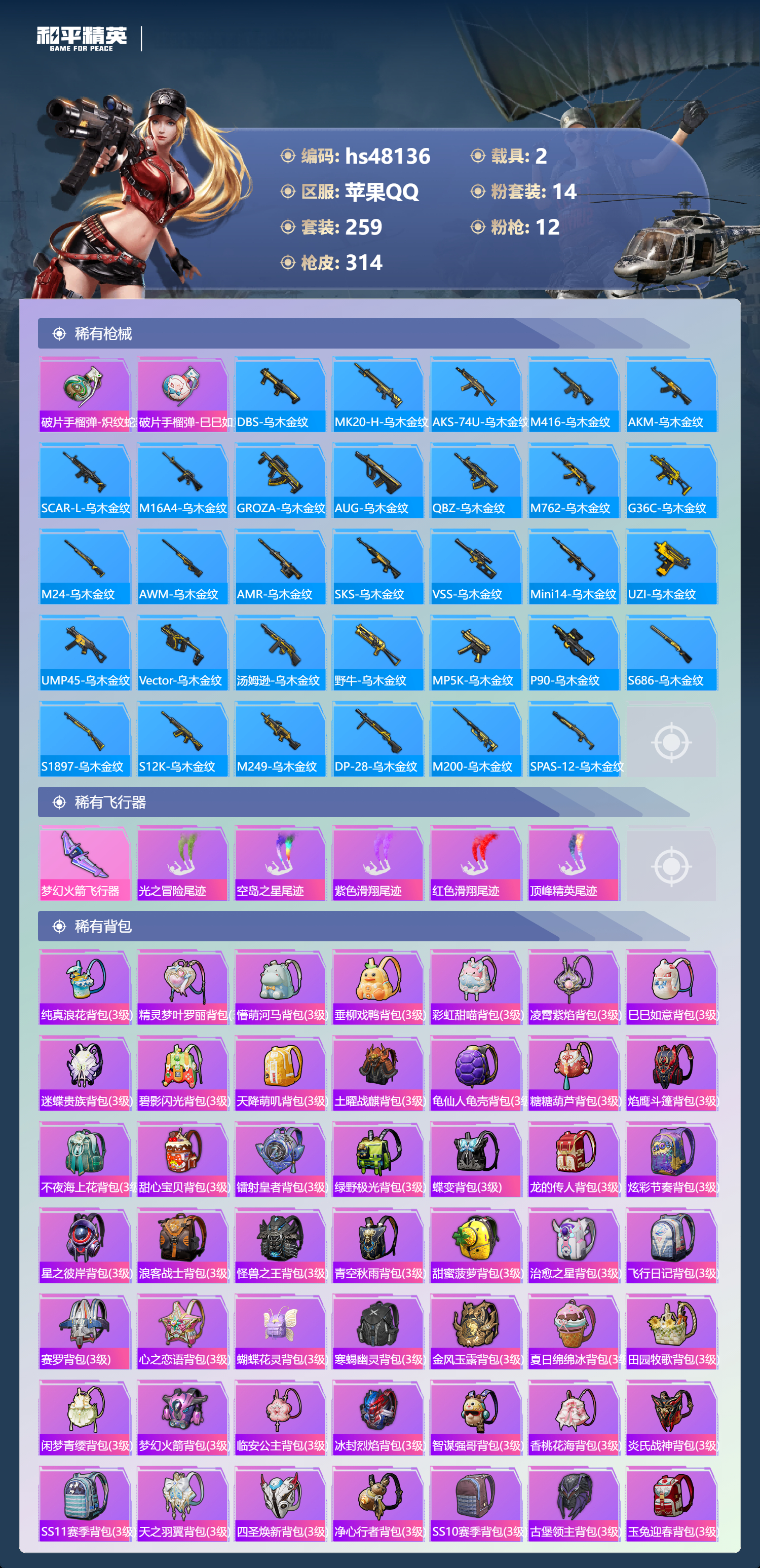 HPSJ3367685和平精英账号详情图11 HPSJ3367685和平精英账号详情图11