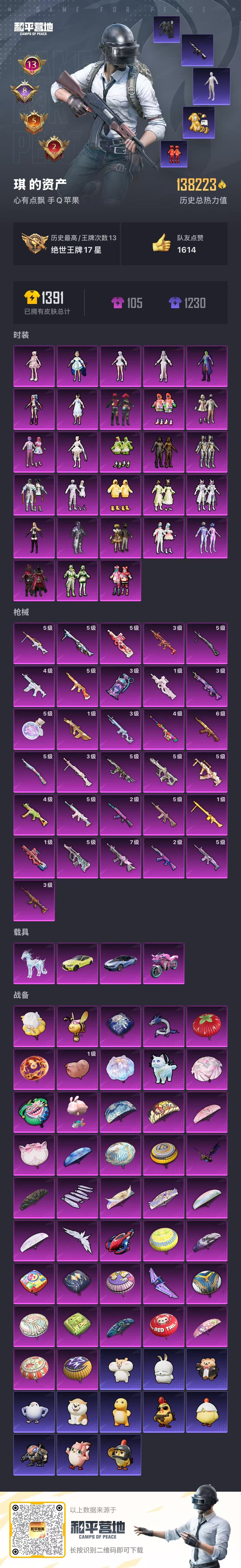 HPCMW3422845和平精英账号详情图2 HPCMW3422845和平精英账号详情图2