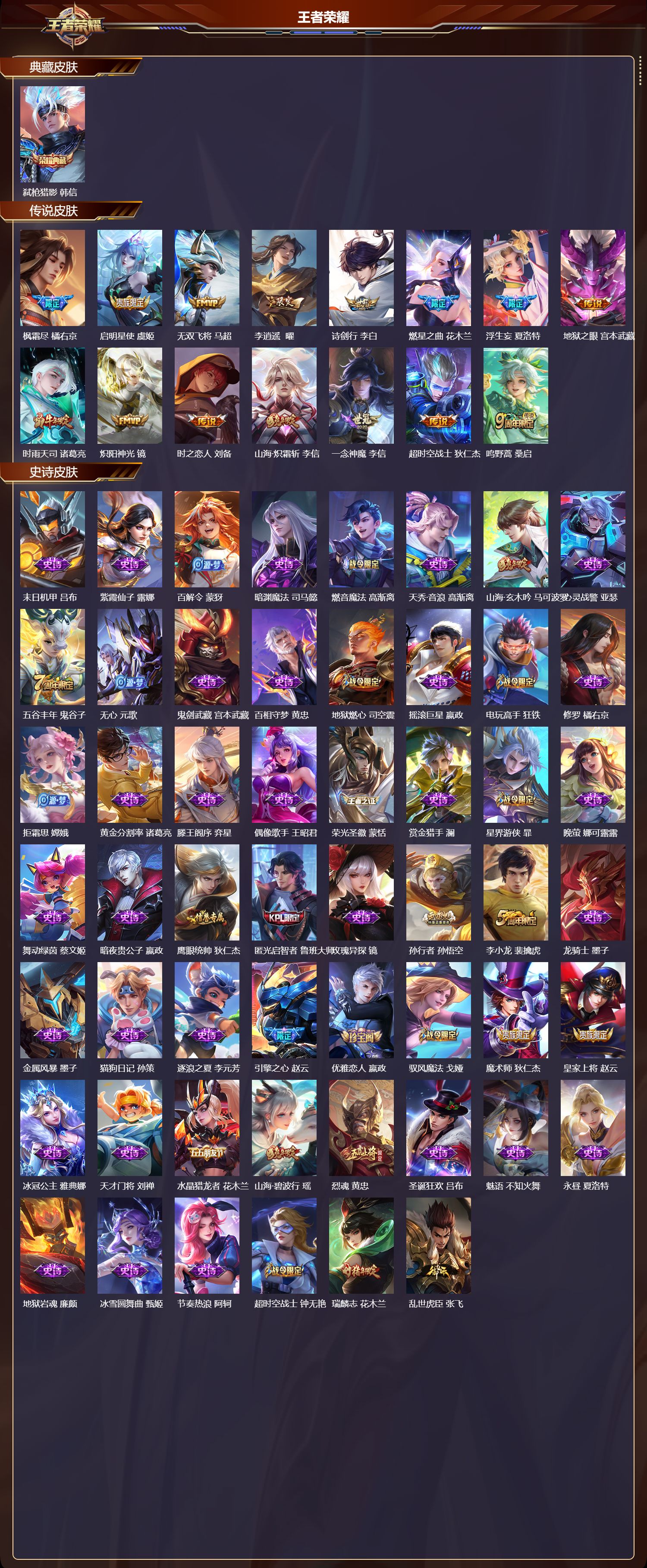 WZYD3309145王者荣耀账号详情图2 WZYD3309145王者荣耀账号详情图2