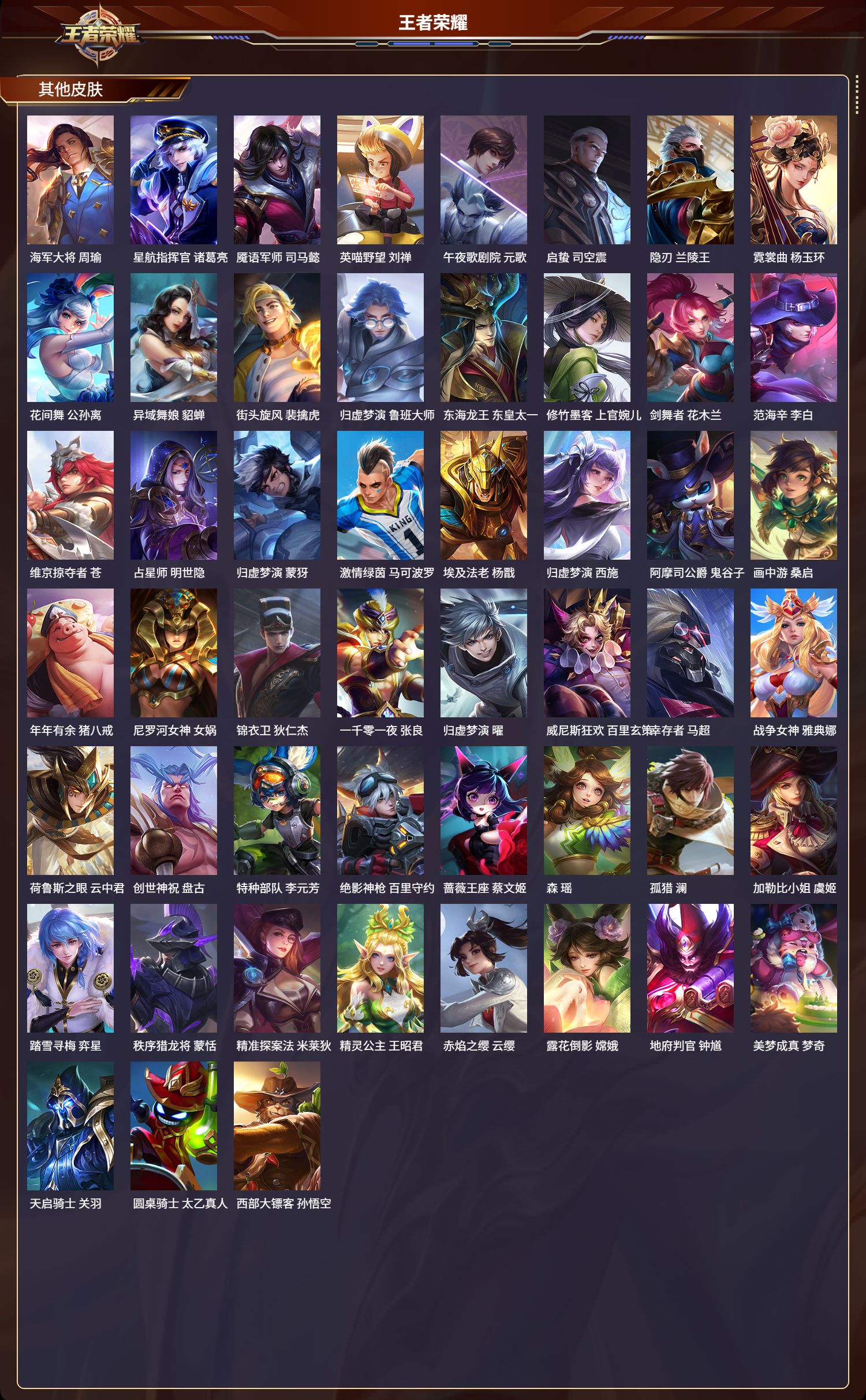 WZMK3339107王者荣耀账号详情图6