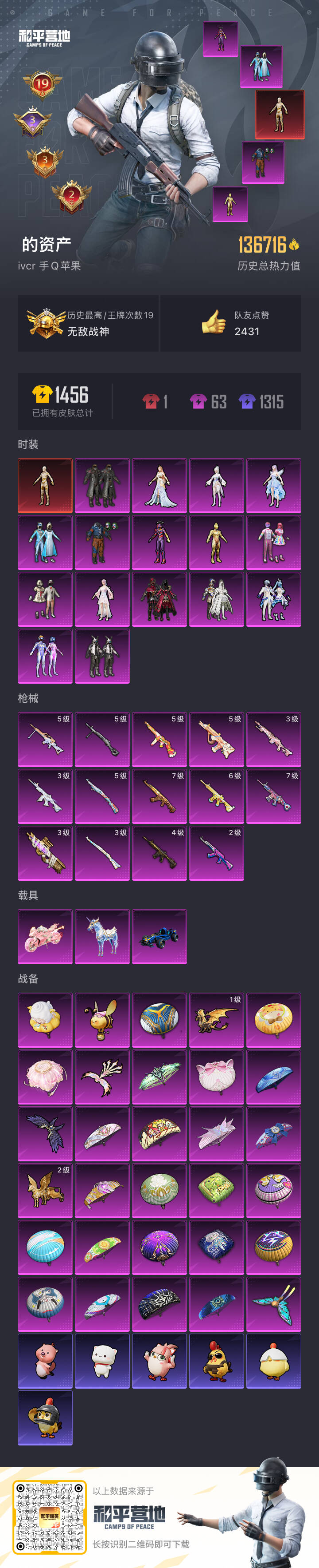 HPSJ3369765和平精英账号详情图2 HPSJ3369765和平精英账号详情图2