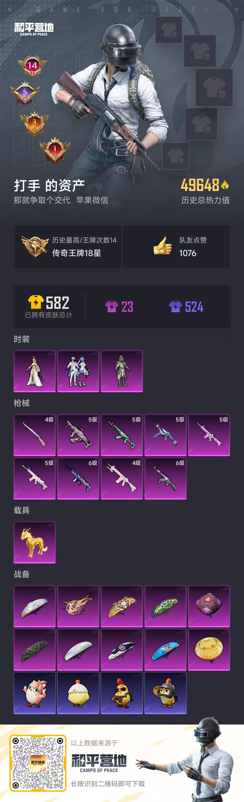 HPSJ3344626和平精英账号详情图4 HPSJ3344626和平精英账号详情图4