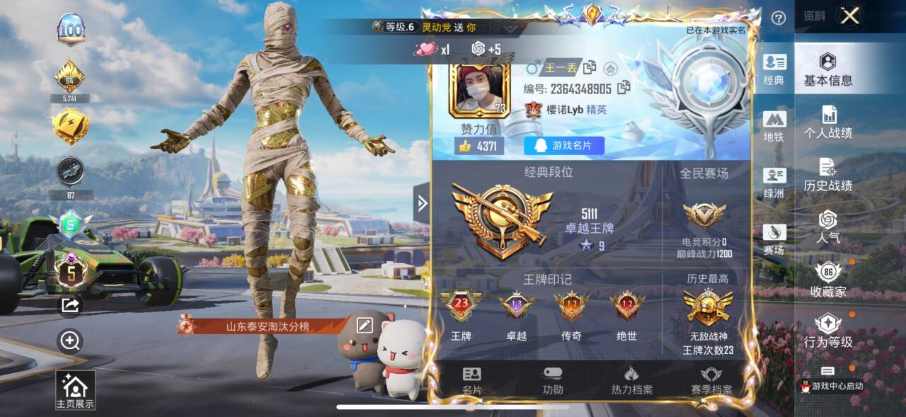 HPSJ3347627和平精英账号详情图2 HPSJ3347627和平精英账号详情图2