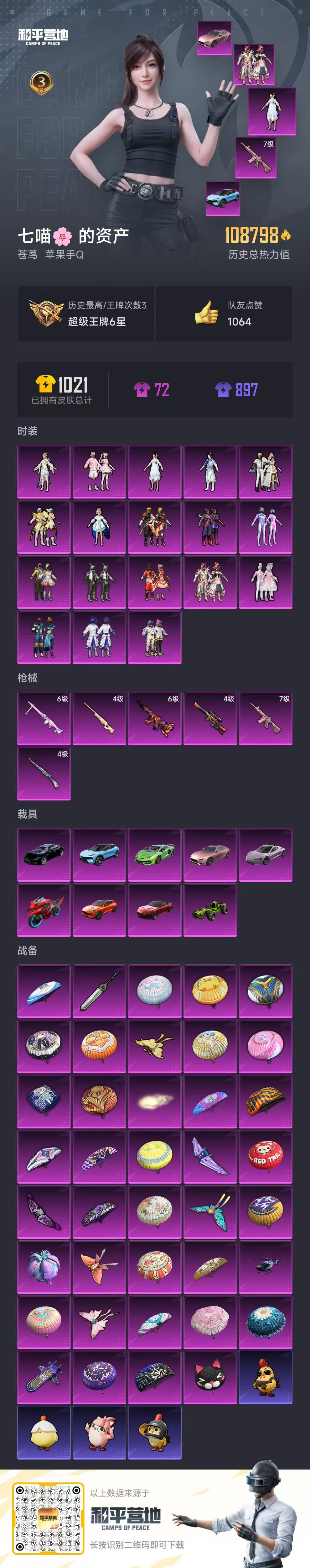 HPSJ3369782和平精英账号详情图3 HPSJ3369782和平精英账号详情图3