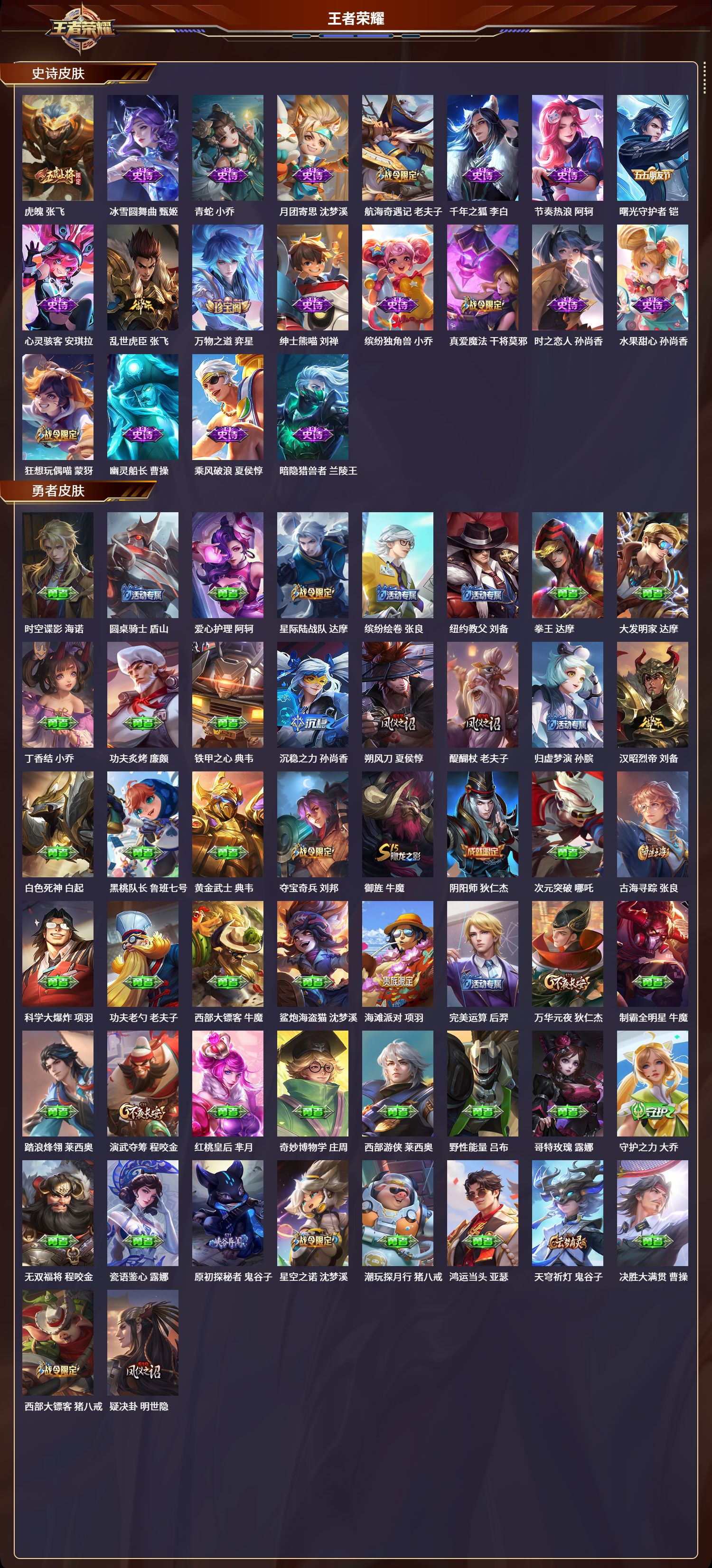 WZLX4220738王者荣耀账号详情图4 WZLX4220738王者荣耀账号详情图4