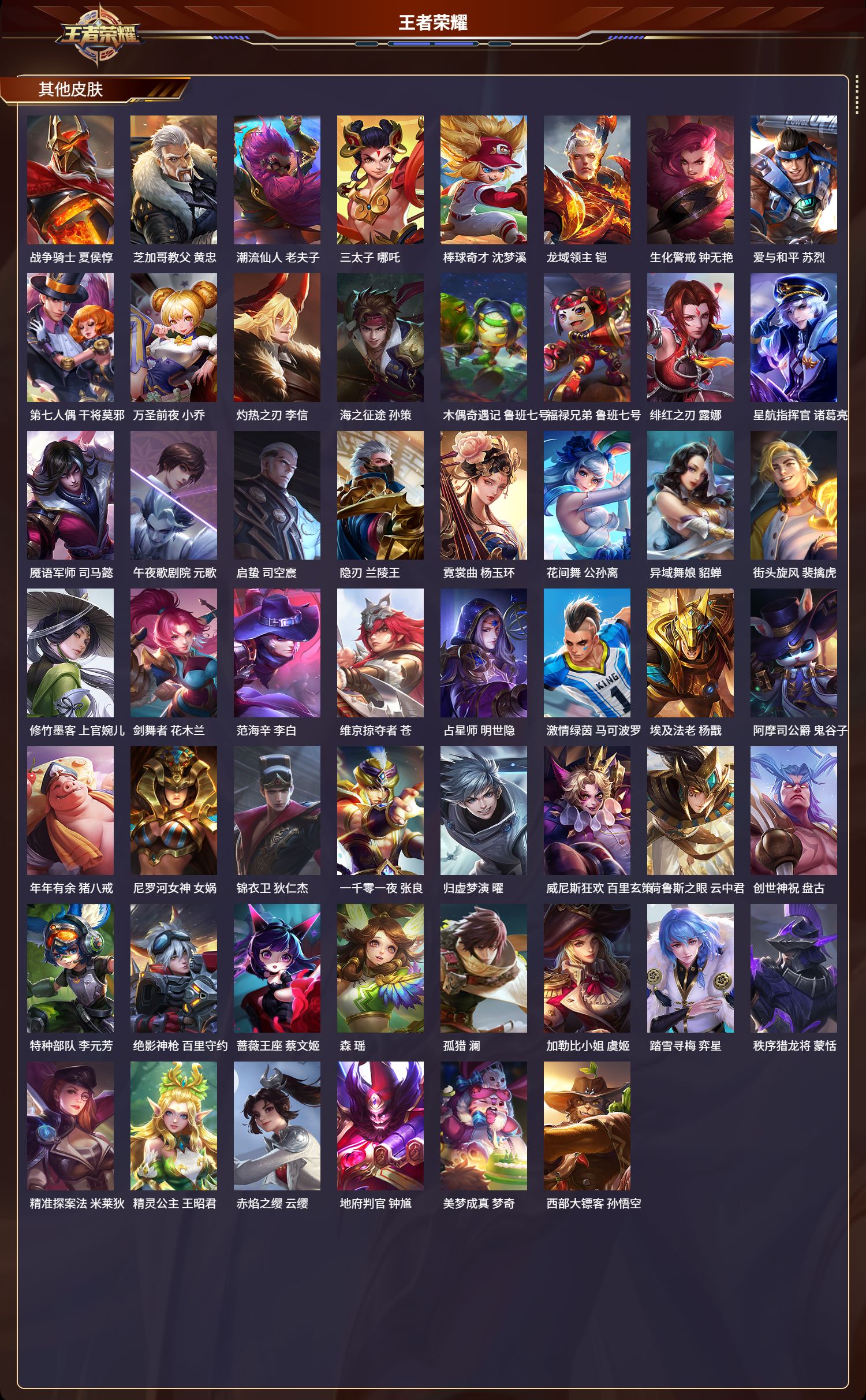 WZMK3340767王者荣耀账号详情图5