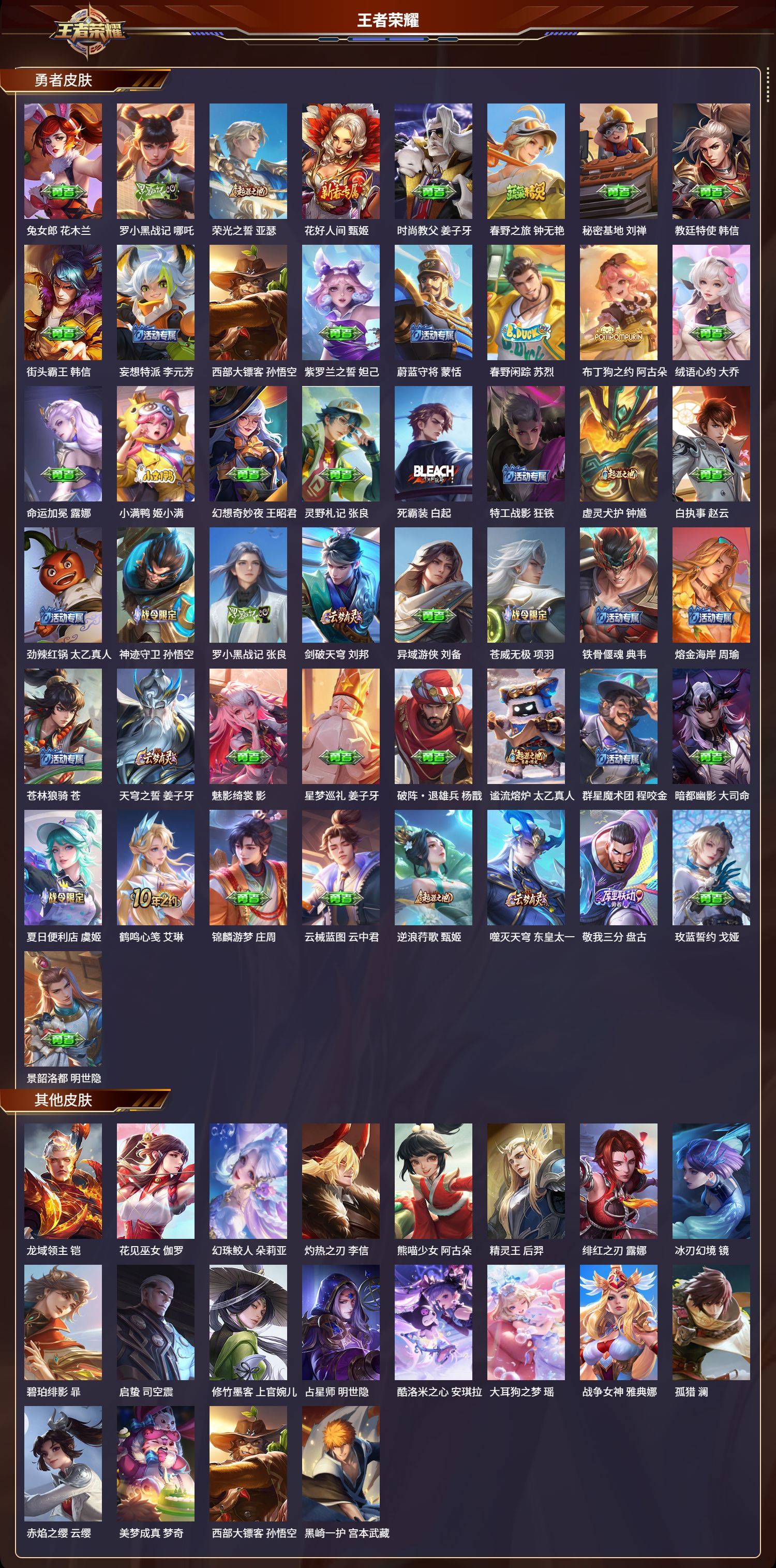 WZMK3340768王者荣耀账号详情图4 WZMK3340768王者荣耀账号详情图4