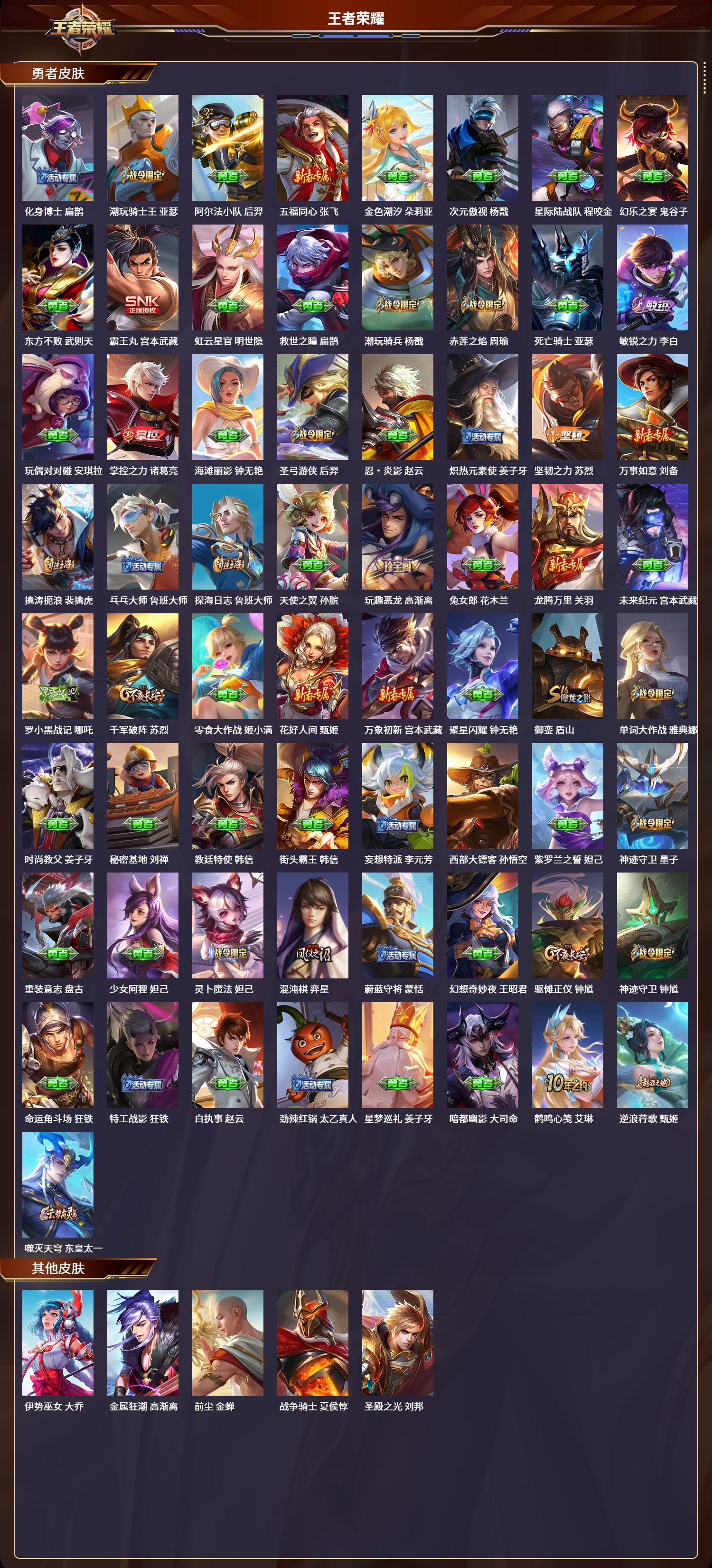 WZLX4220738王者荣耀账号详情图5 WZLX4220738王者荣耀账号详情图5