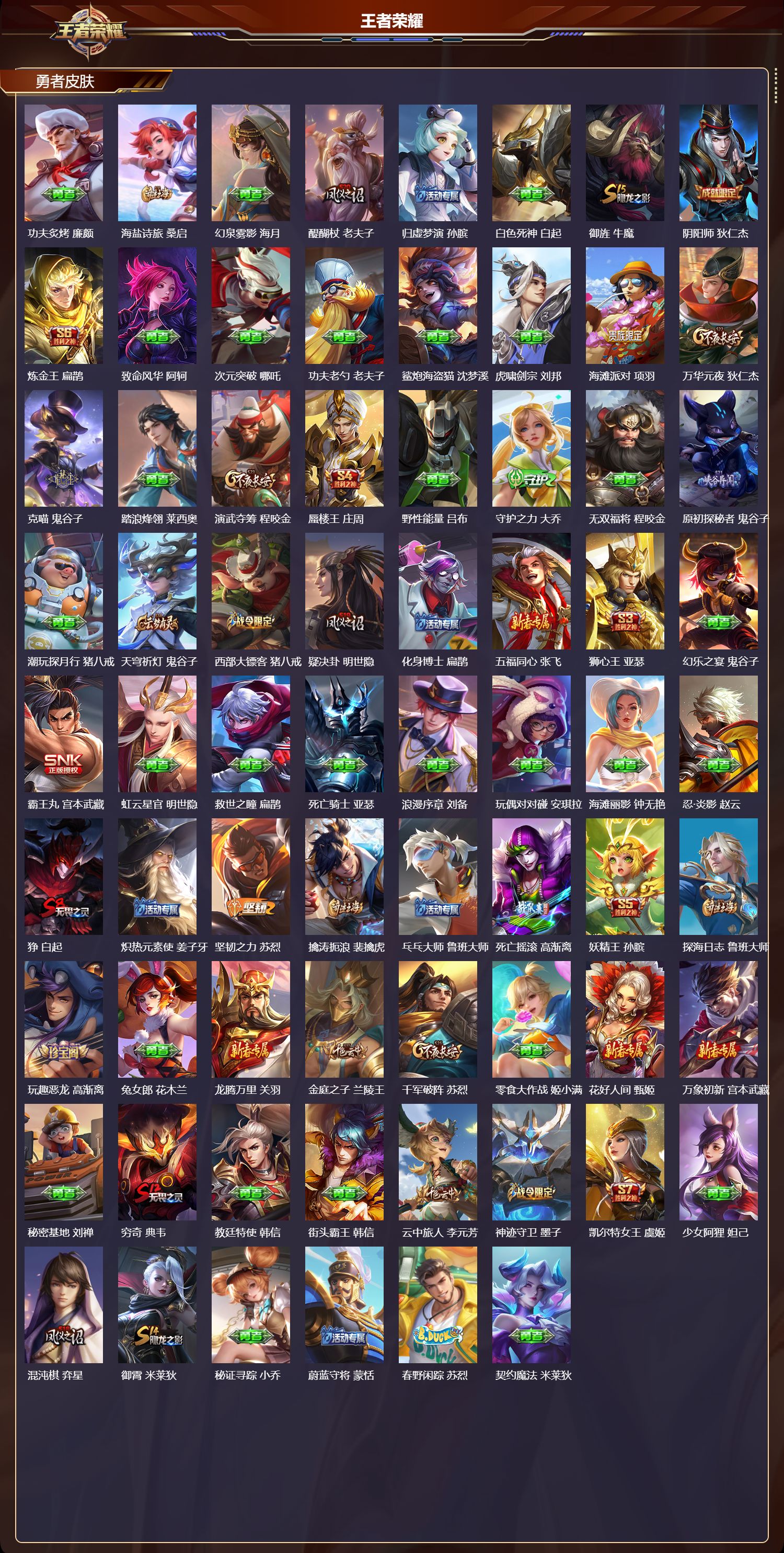 WZYD3339443王者荣耀账号详情图3