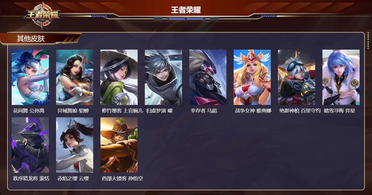 WZMK3359273王者荣耀账号详情图4 WZMK3359273王者荣耀账号详情图4