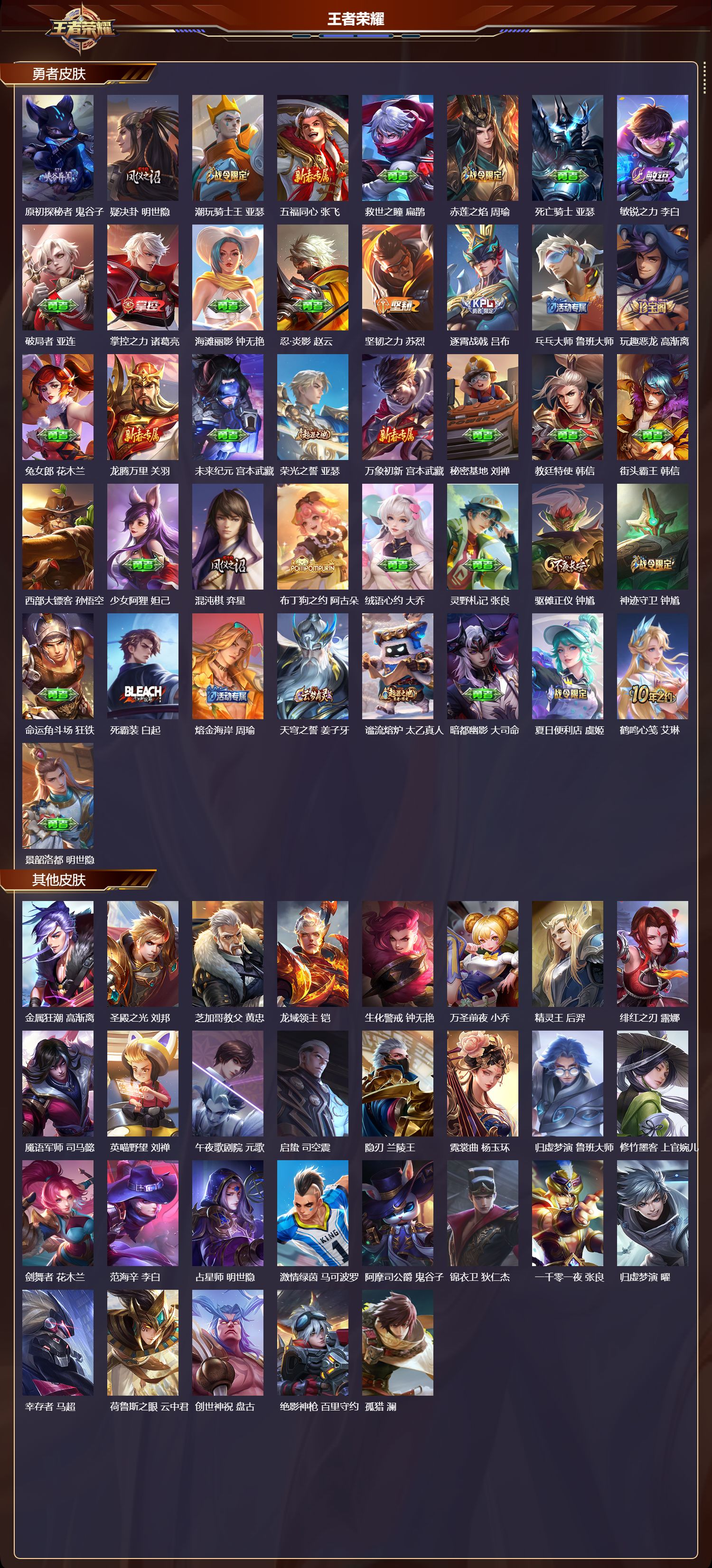 WZMK3359270王者荣耀账号详情图3 WZMK3359270王者荣耀账号详情图3