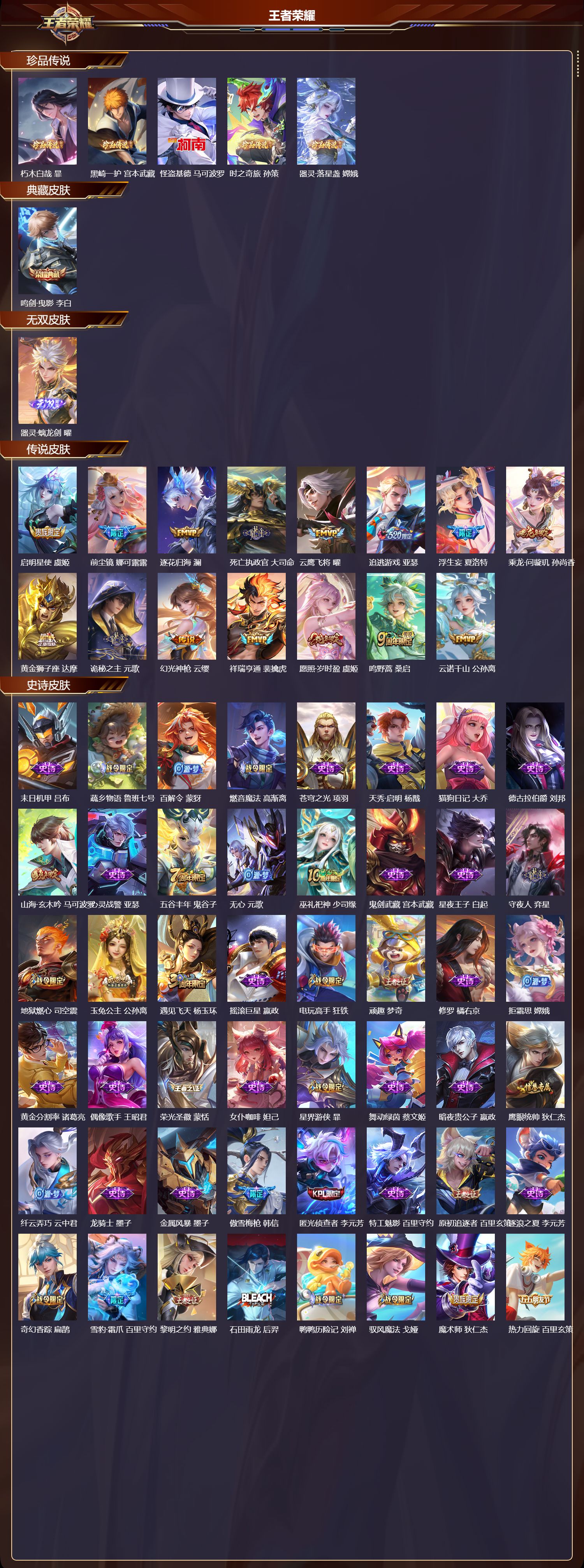 WZMK3359275王者荣耀账号详情图2 WZMK3359275王者荣耀账号详情图2