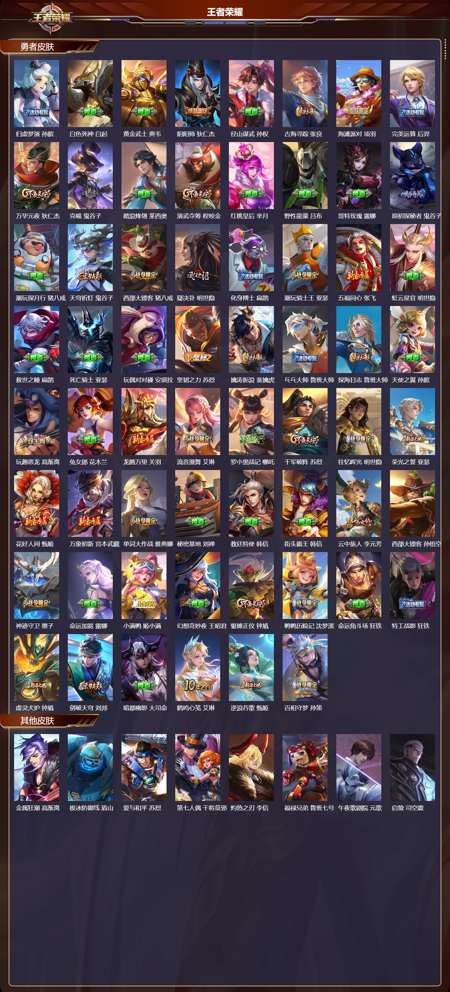 WZMK3359273王者荣耀账号详情图3 WZMK3359273王者荣耀账号详情图3