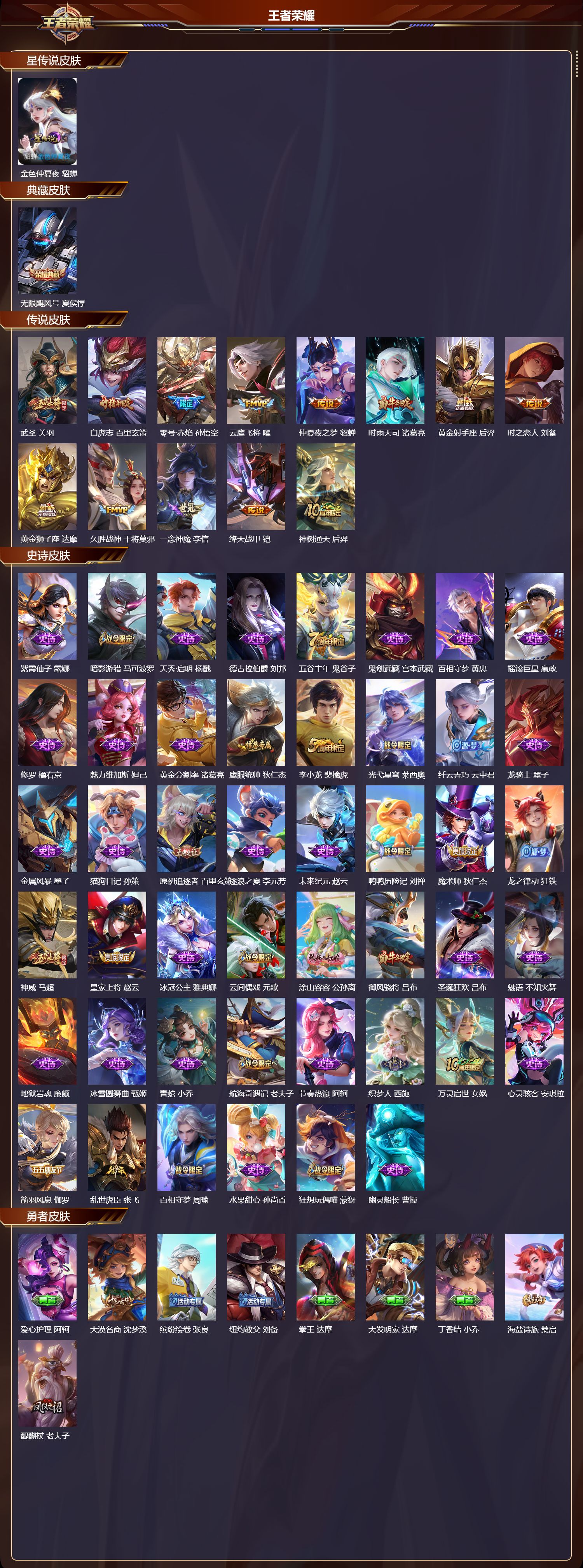 WZMK3359273王者荣耀账号详情图2 WZMK3359273王者荣耀账号详情图2