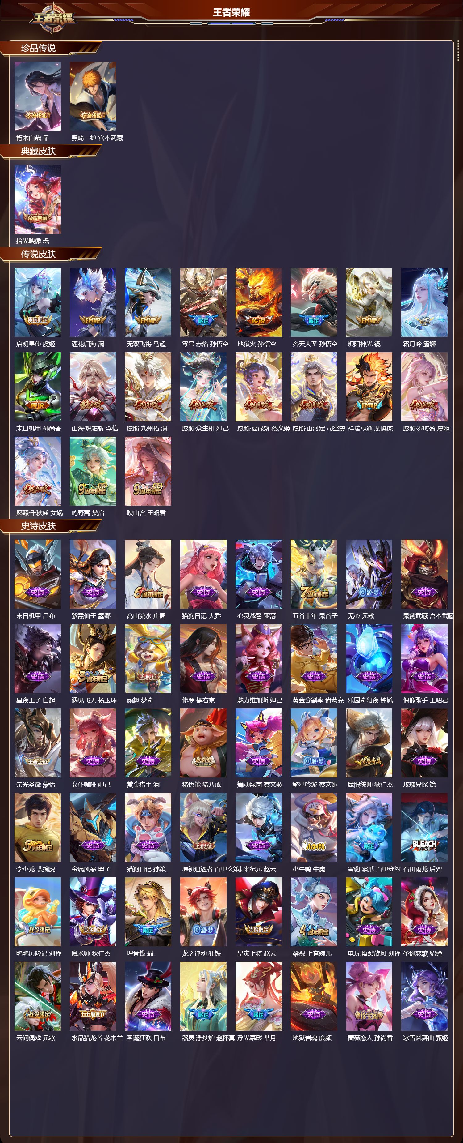 WZCMW3357288王者荣耀账号详情图11