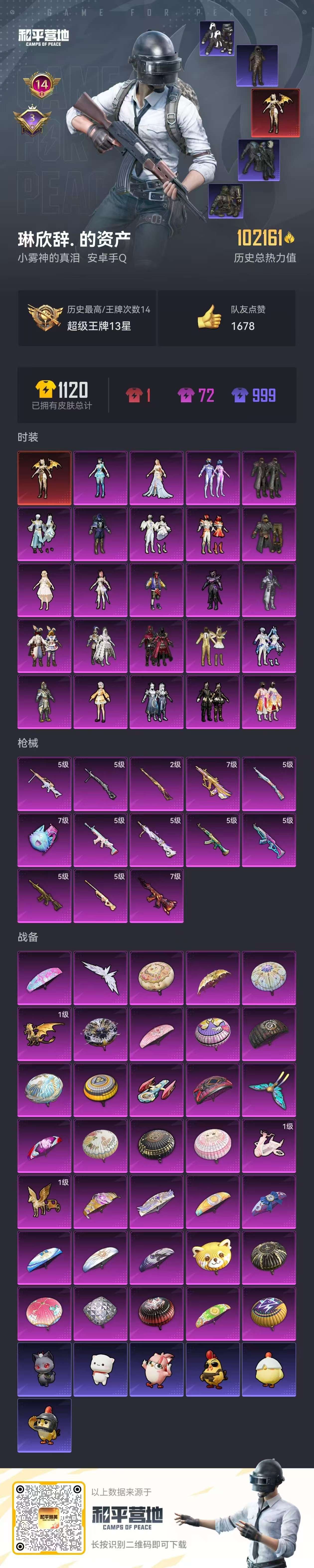 HPSJ3378591和平精英账号详情图3 HPSJ3378591和平精英账号详情图3