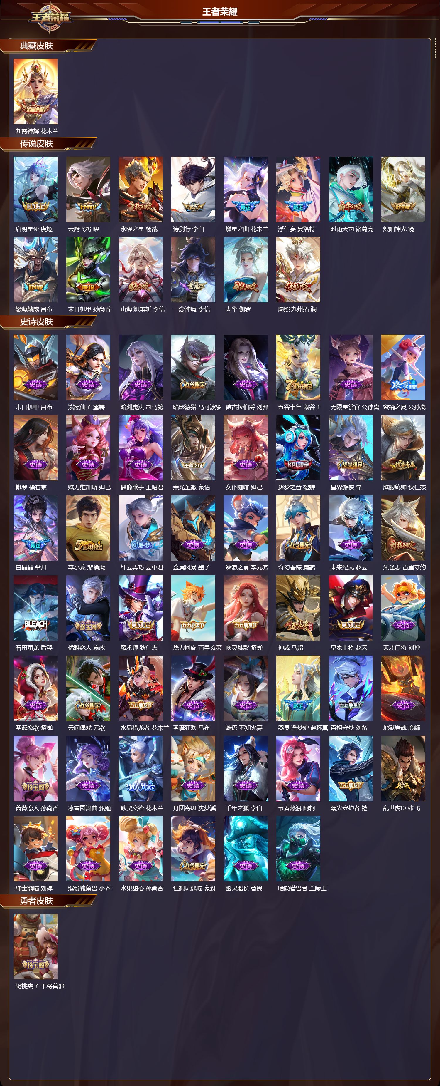 WZMK3371354王者荣耀账号详情图2