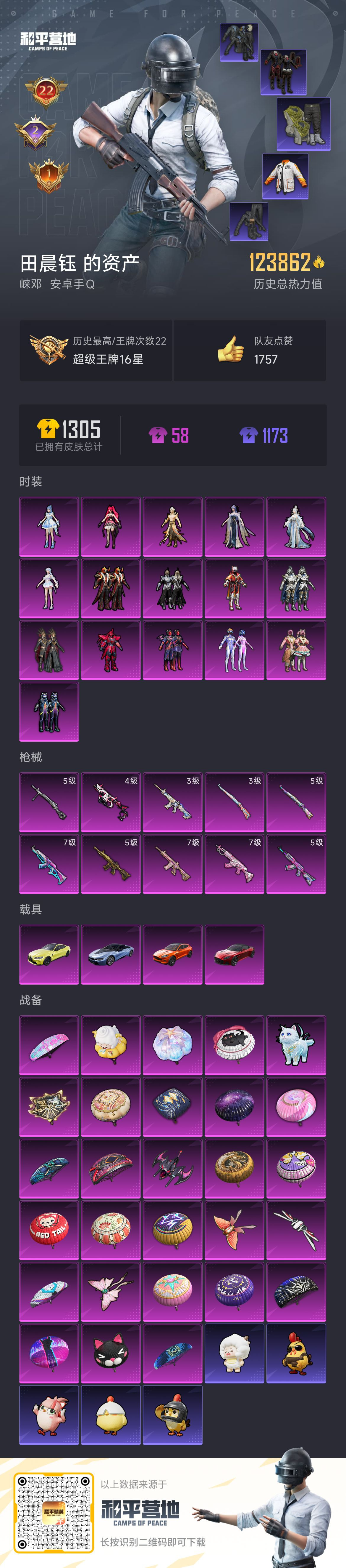 HPSJ3382851和平精英账号详情图3 HPSJ3382851和平精英账号详情图3