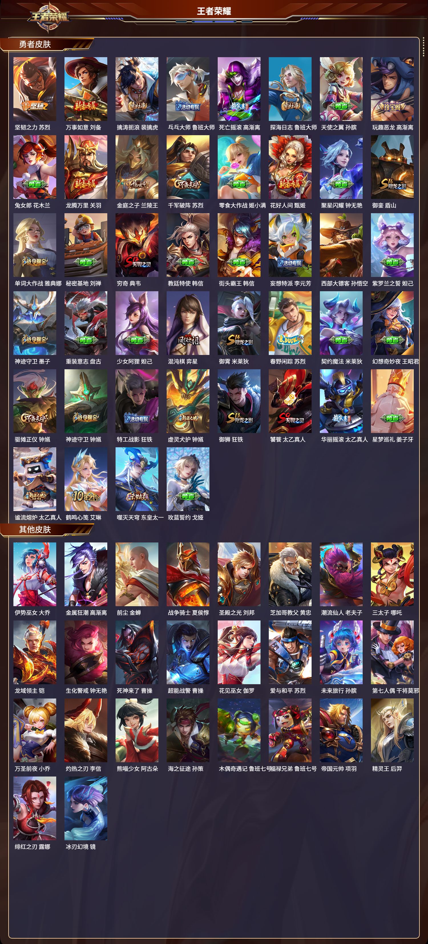 WZCMW3361940王者荣耀账号详情图5 WZCMW3361940王者荣耀账号详情图5