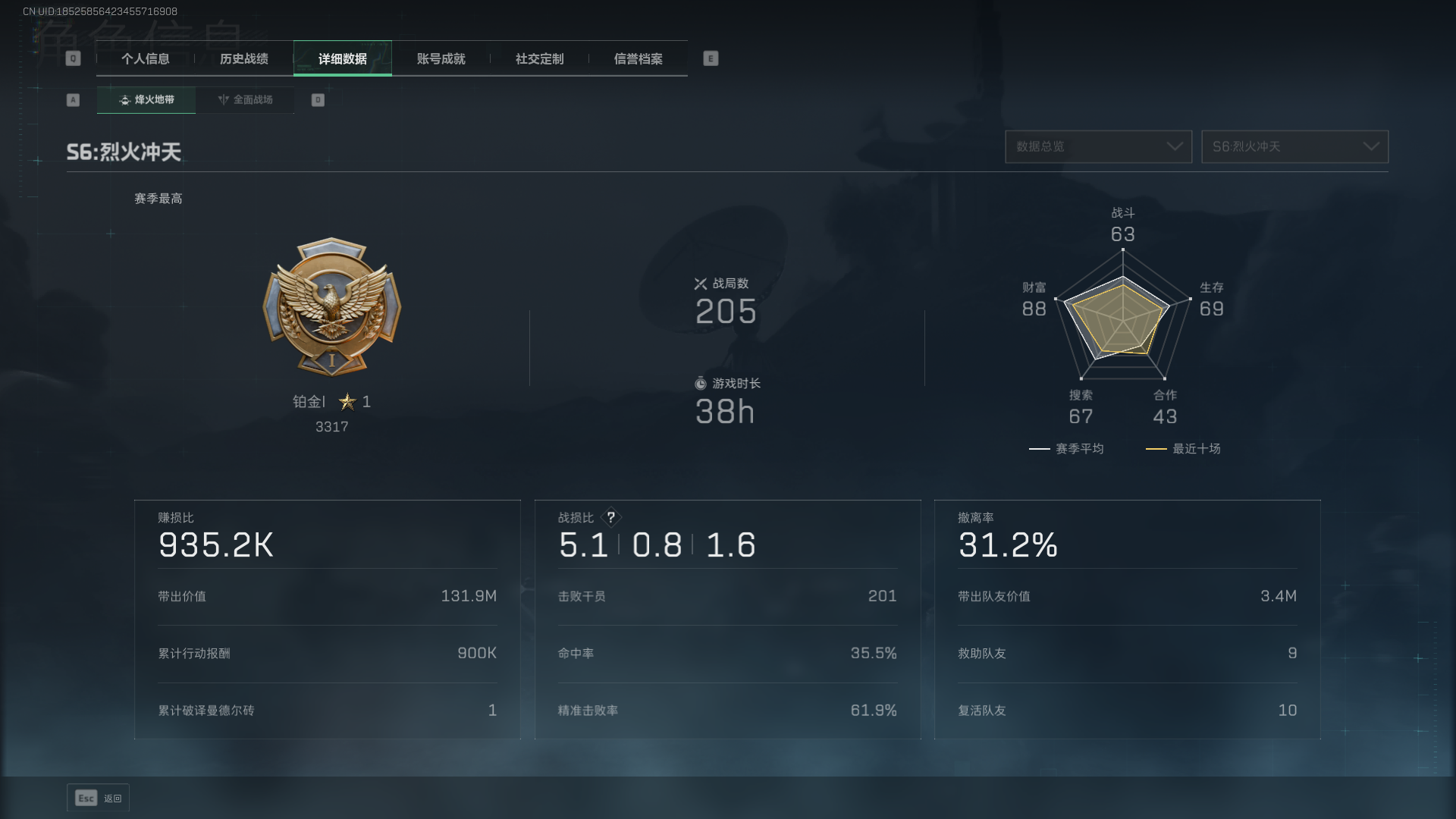 SJZCMW384919三角洲行动账号详情图4 SJZCMW384919三角洲行动账号详情图4