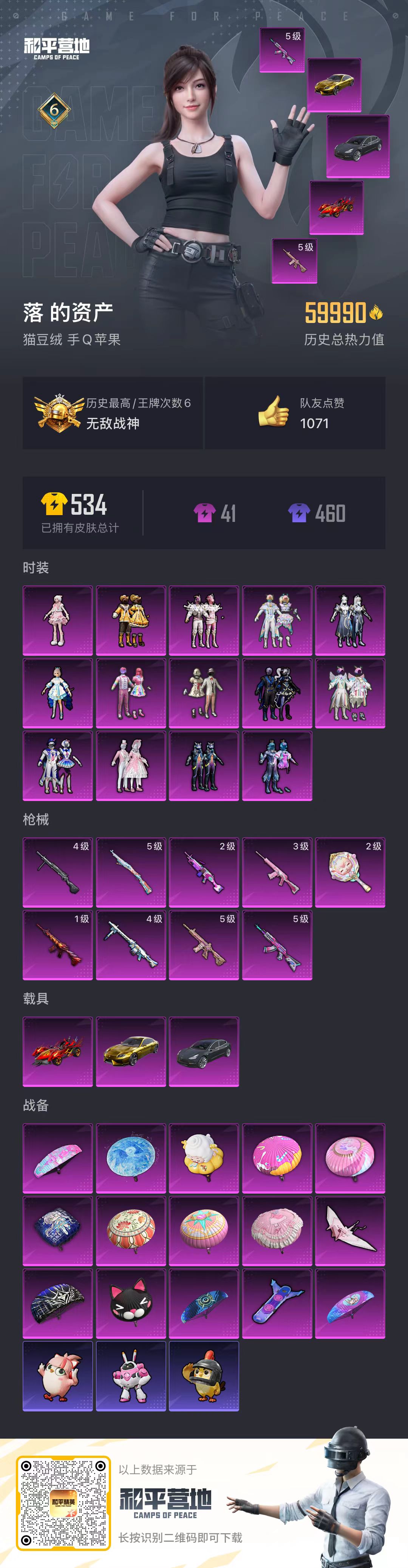 HPSJ3381979和平精英账号详情图3 HPSJ3381979和平精英账号详情图3