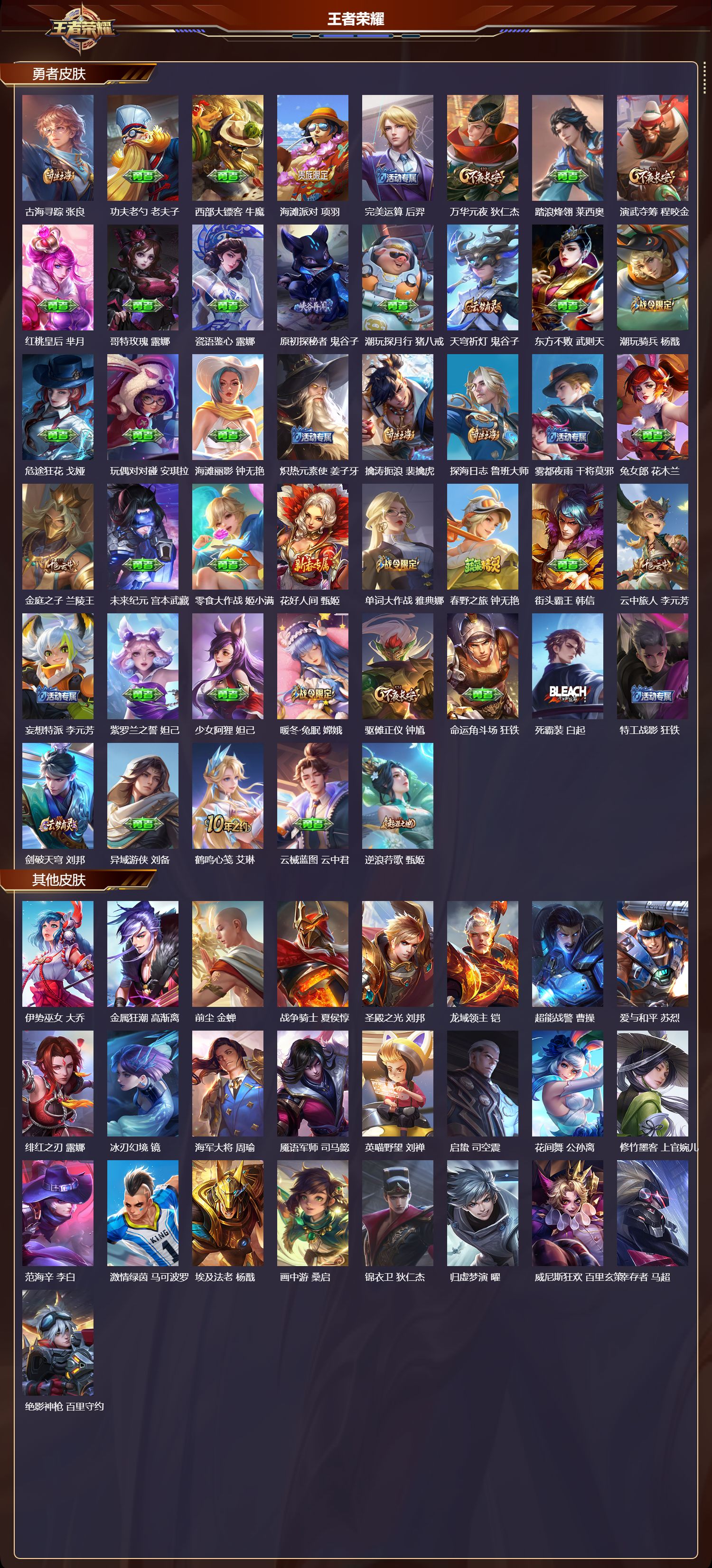 WZMK3362519王者荣耀账号详情图3 WZMK3362519王者荣耀账号详情图3