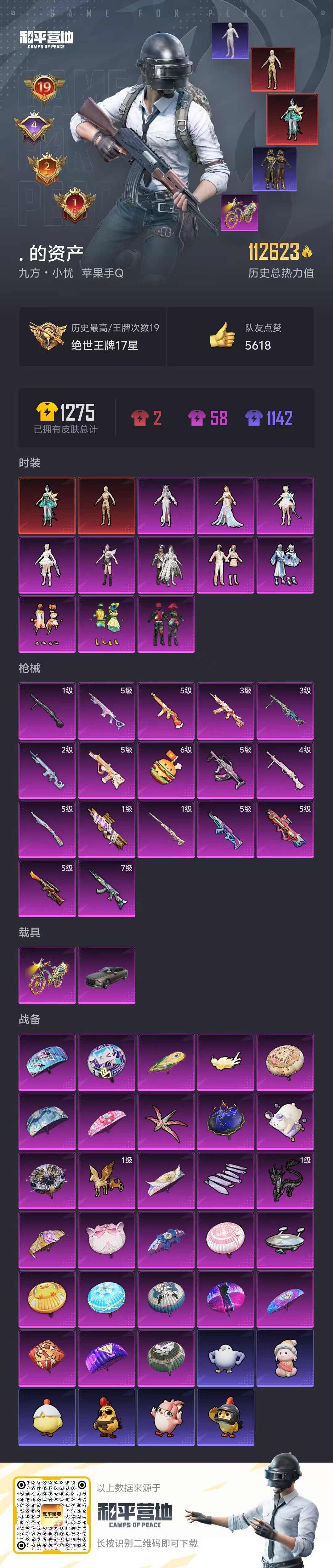 HPSJ3383869和平精英账号详情图3 HPSJ3383869和平精英账号详情图3