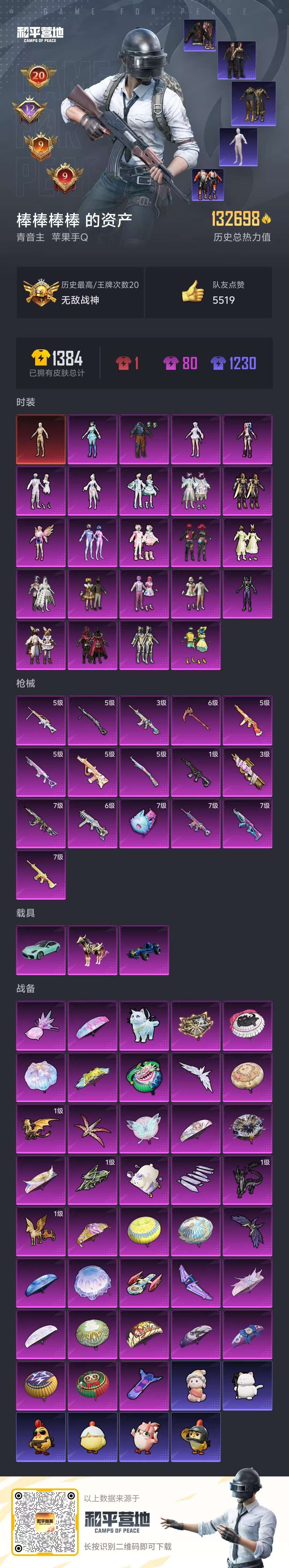 HPSJ3381230和平精英账号详情图4 HPSJ3381230和平精英账号详情图4