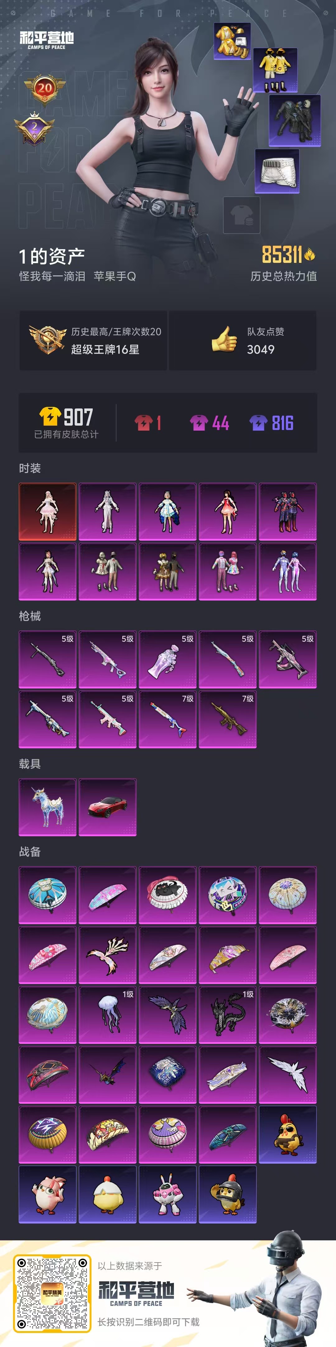 HPSJ3383847和平精英账号详情图3 HPSJ3383847和平精英账号详情图3