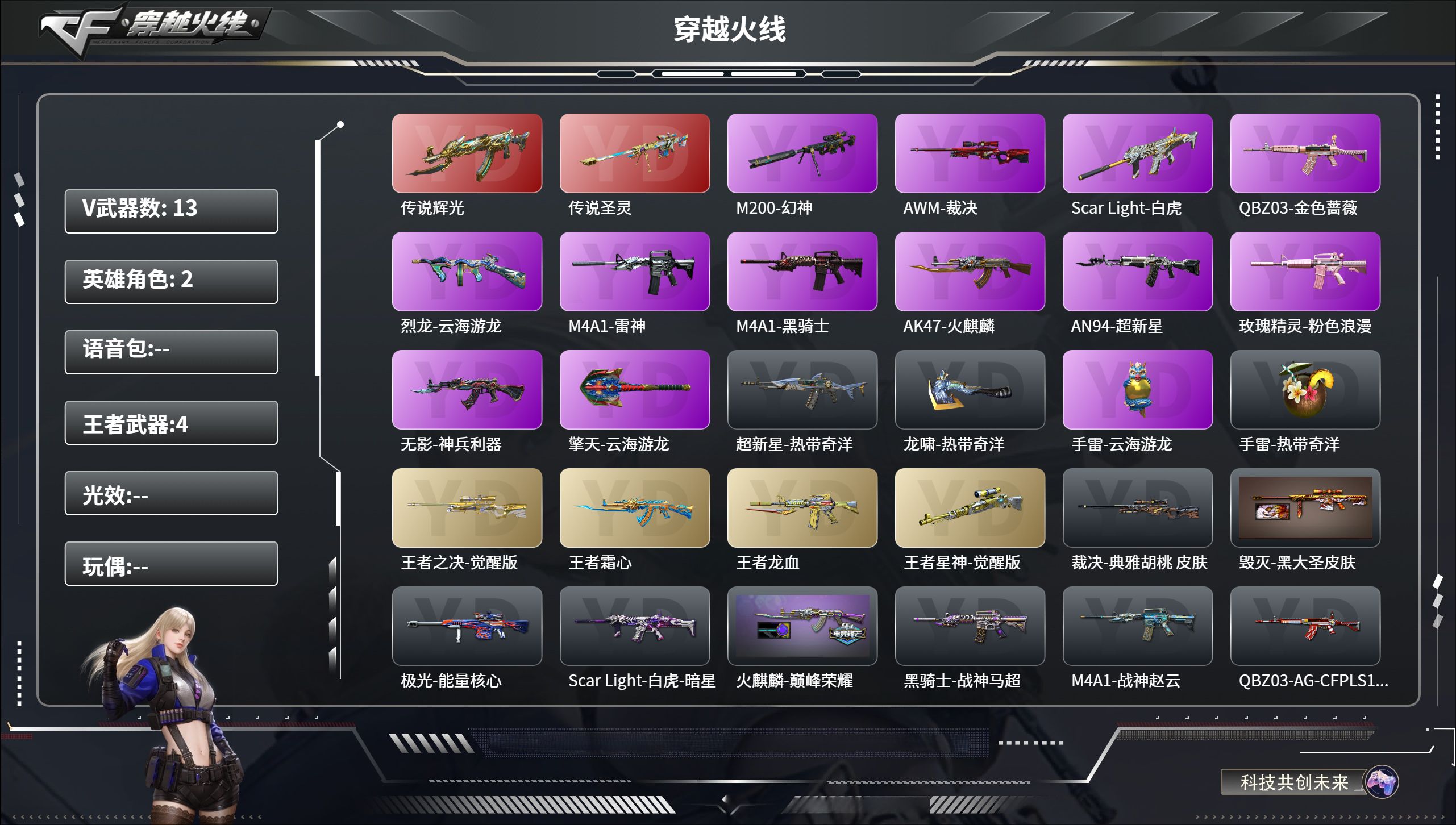 穿越火线账号西部战区【FC-59K0vR】西部战区陕西一区，段位:新锐，排位资格:有，实名:有修改机会且实名是本人，传说