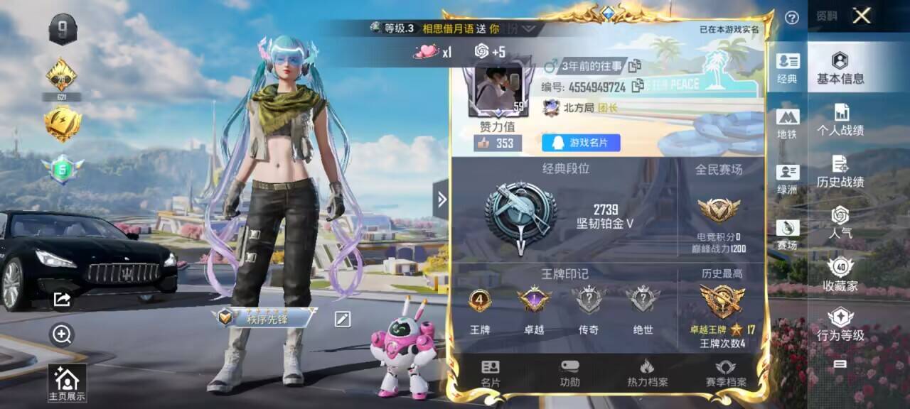 HPSJ3384473和平精英账号详情图2 HPSJ3384473和平精英账号详情图2