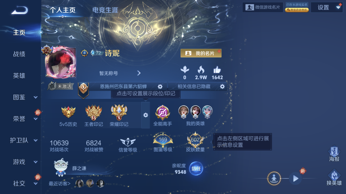 王者荣耀账号苹果VX【602皮肤 91传说 7典藏 5传说 金牌马可 历史万战马可 离恨烟 29皮肤按键】苹果微信/V1