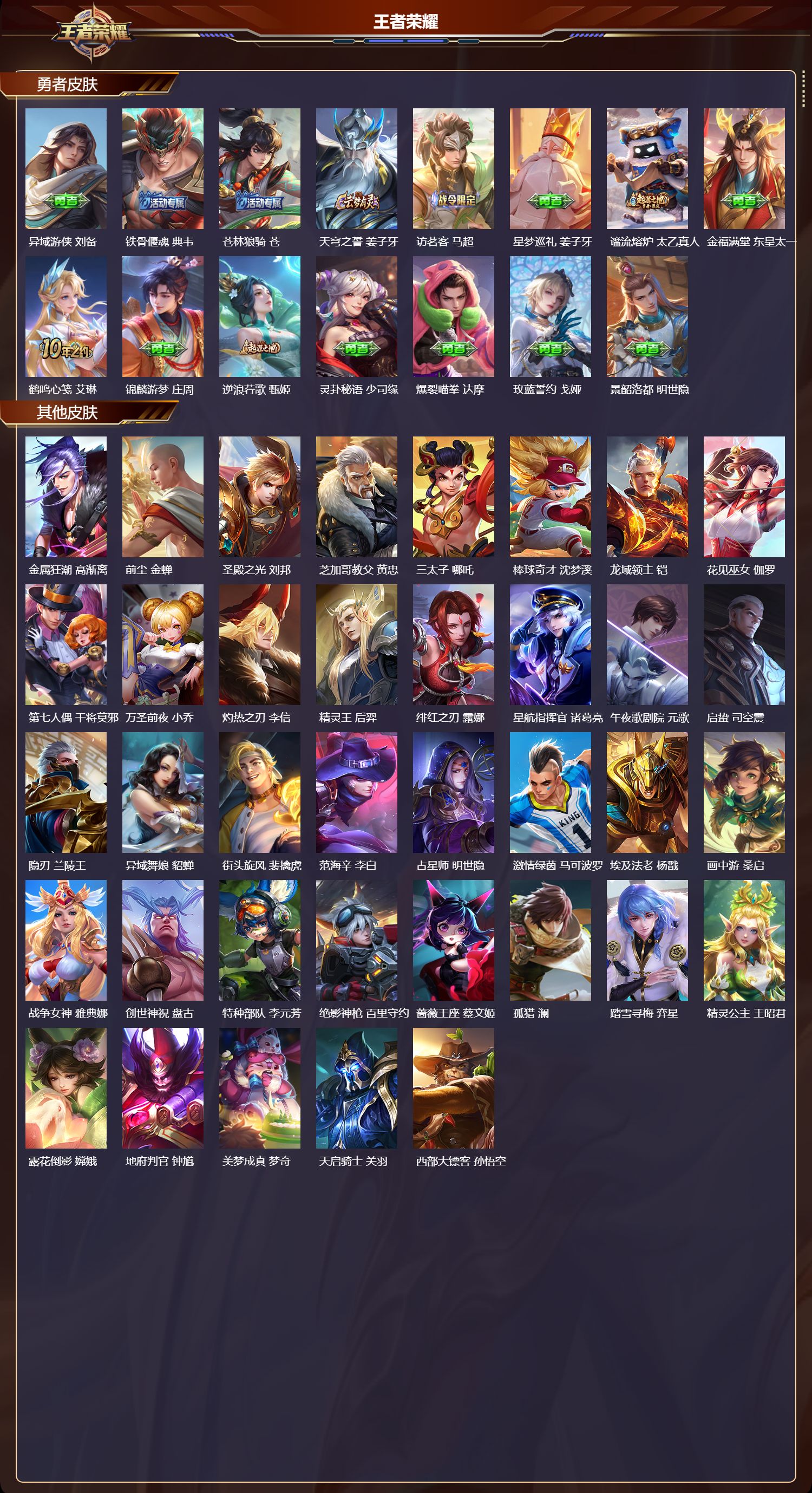 WZMK3365554王者荣耀账号详情图4 WZMK3365554王者荣耀账号详情图4