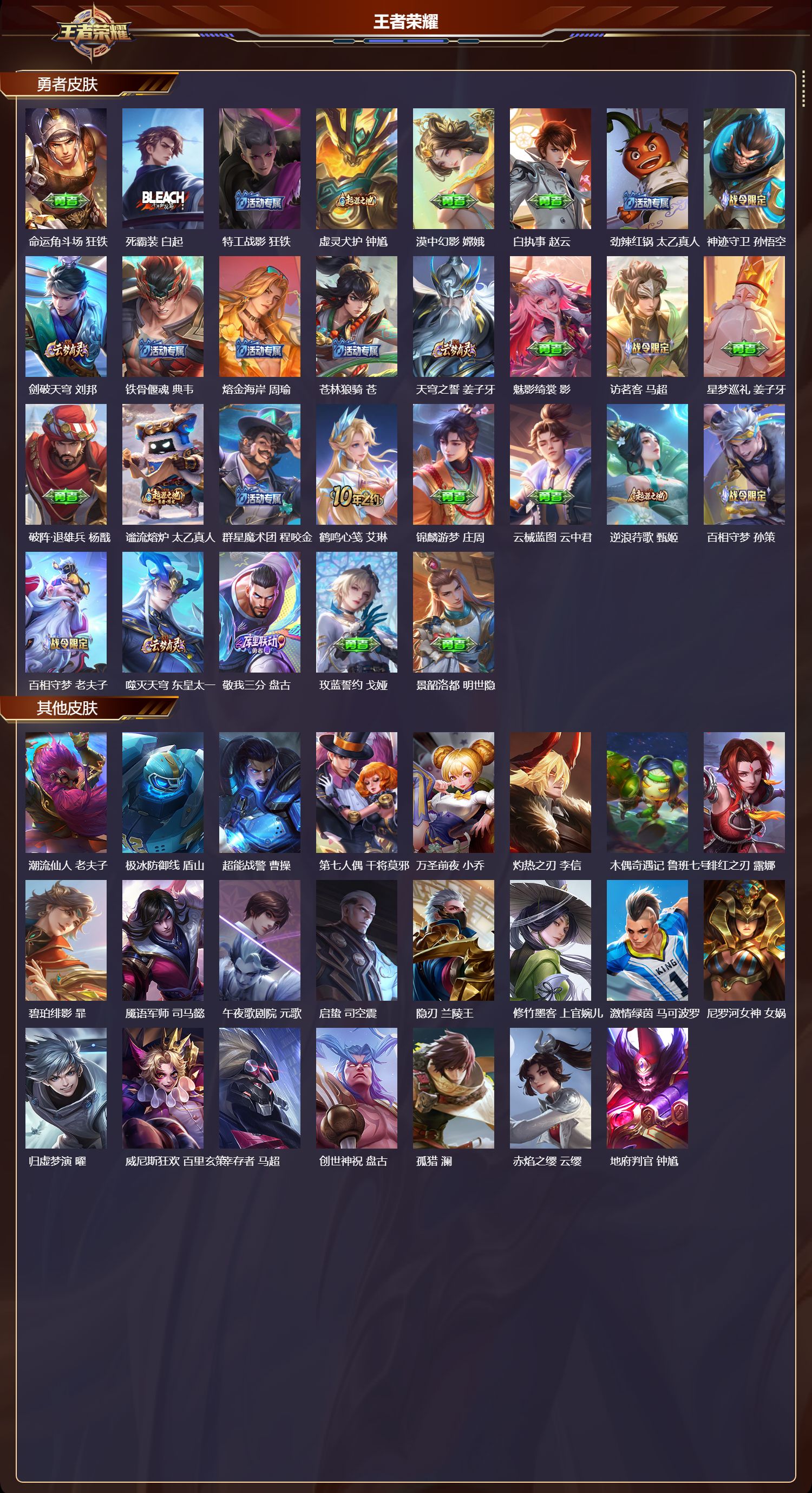 WZMK3369607王者荣耀账号详情图4