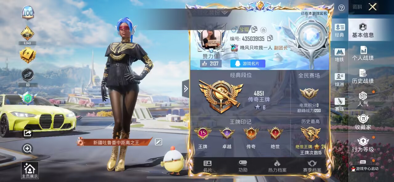 HPSJ3382090和平精英账号详情图2 HPSJ3382090和平精英账号详情图2