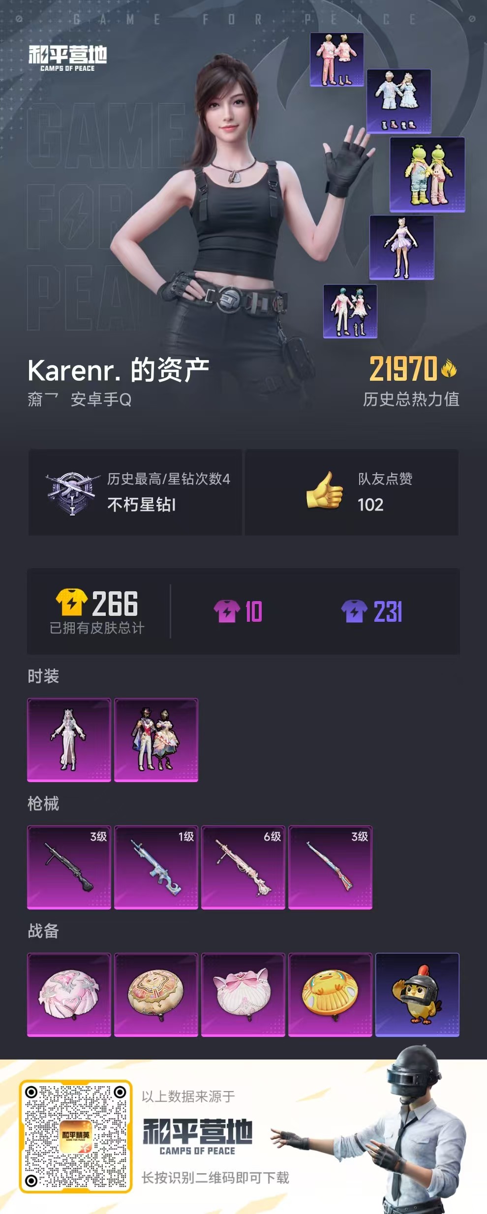 HPSJ3384504和平精英账号详情图3 HPSJ3384504和平精英账号详情图3