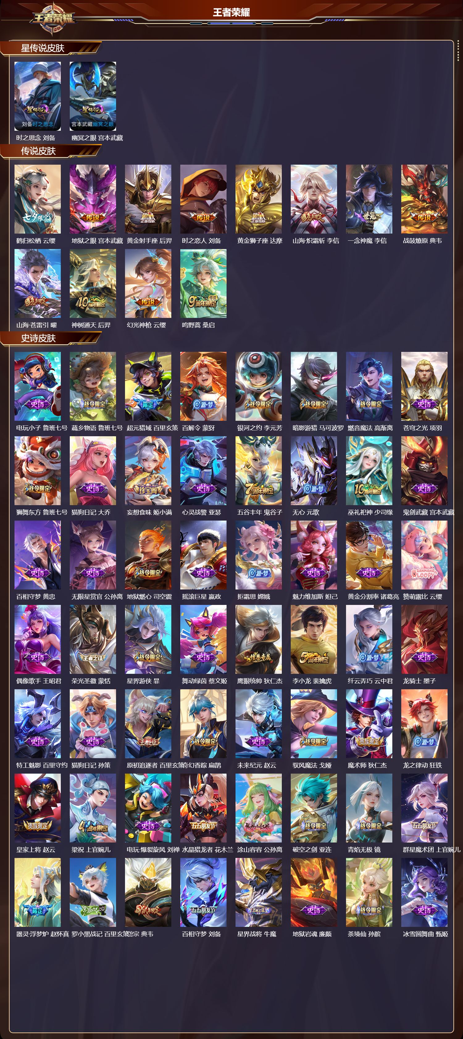 WZMK3365556王者荣耀账号详情图2