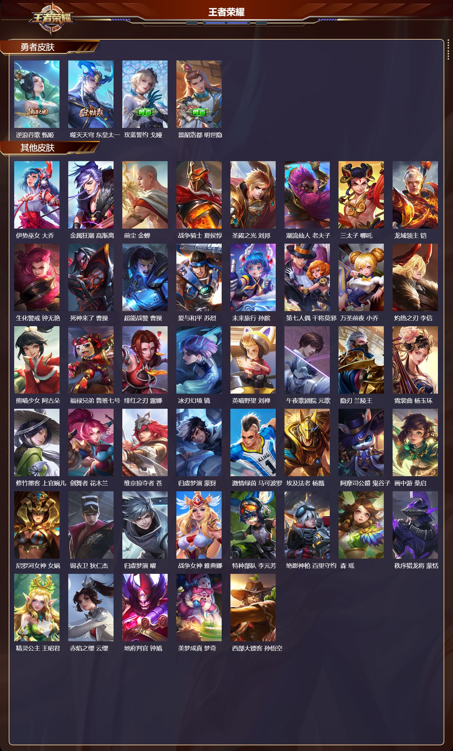 WZMK3365575王者荣耀账号详情图4 WZMK3365575王者荣耀账号详情图4