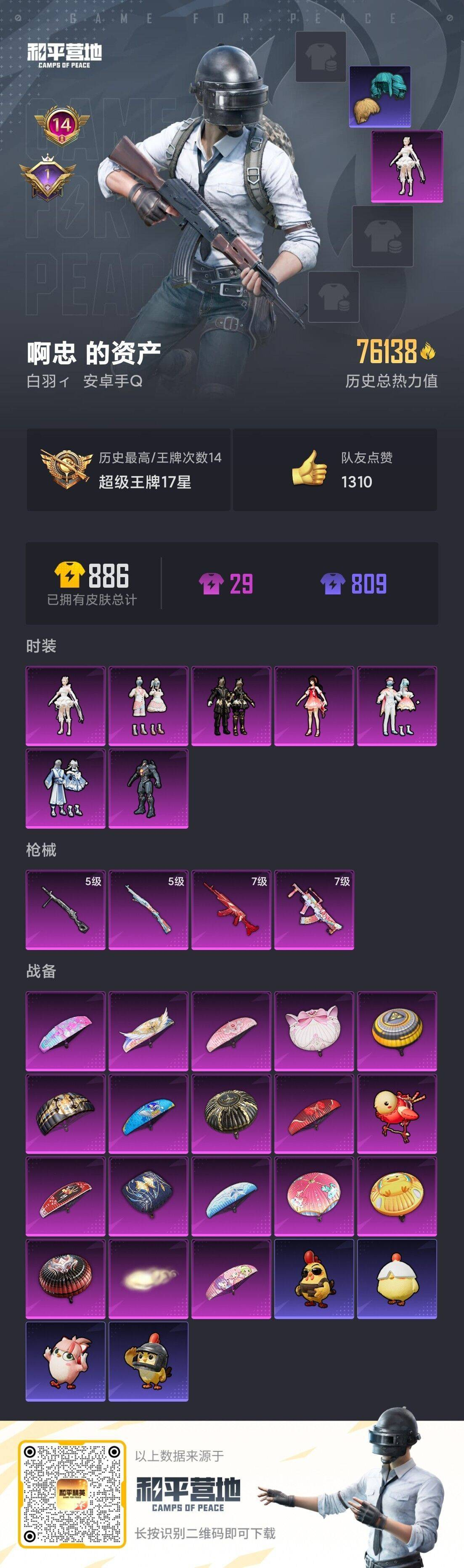 HPSJ3385462和平精英账号详情图3 HPSJ3385462和平精英账号详情图3