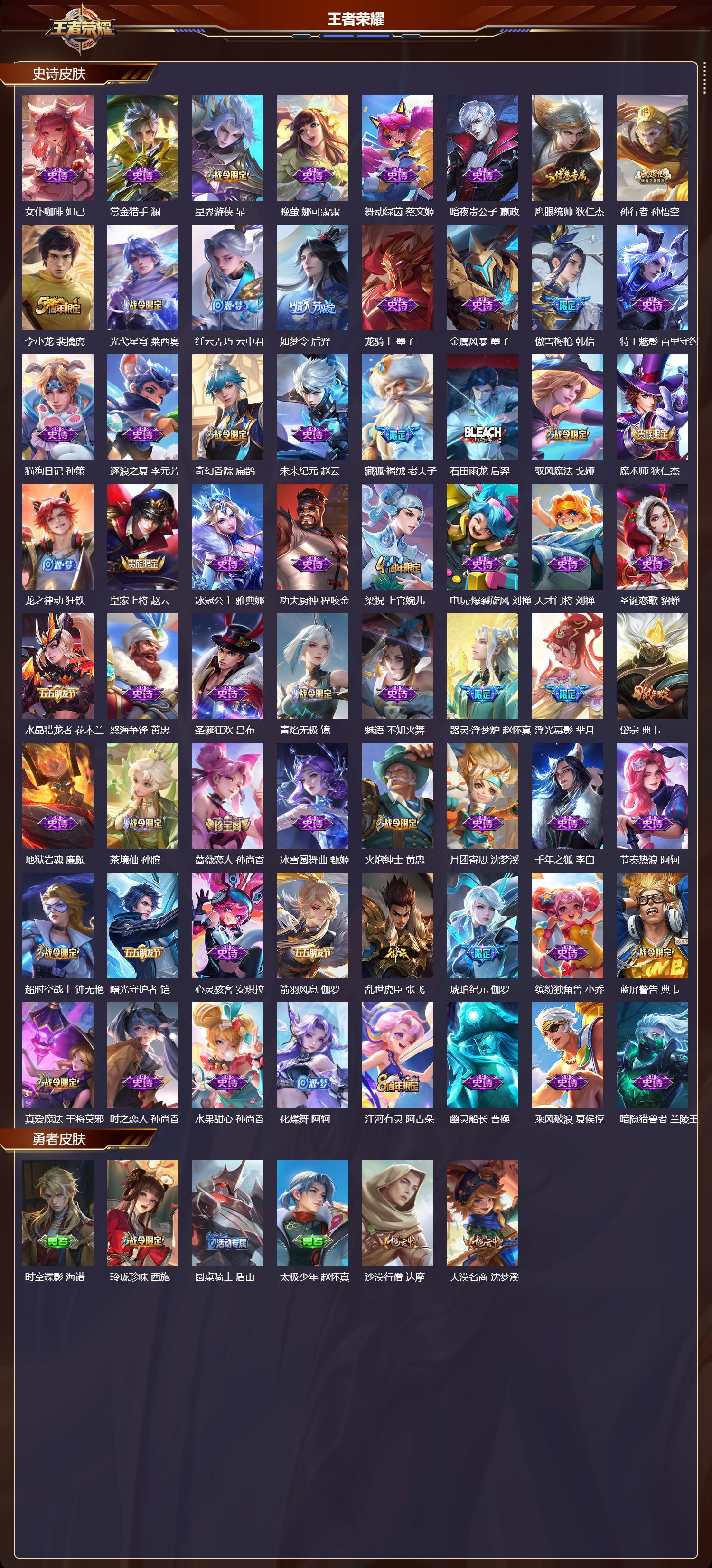 WZMK3366972王者荣耀账号详情图3