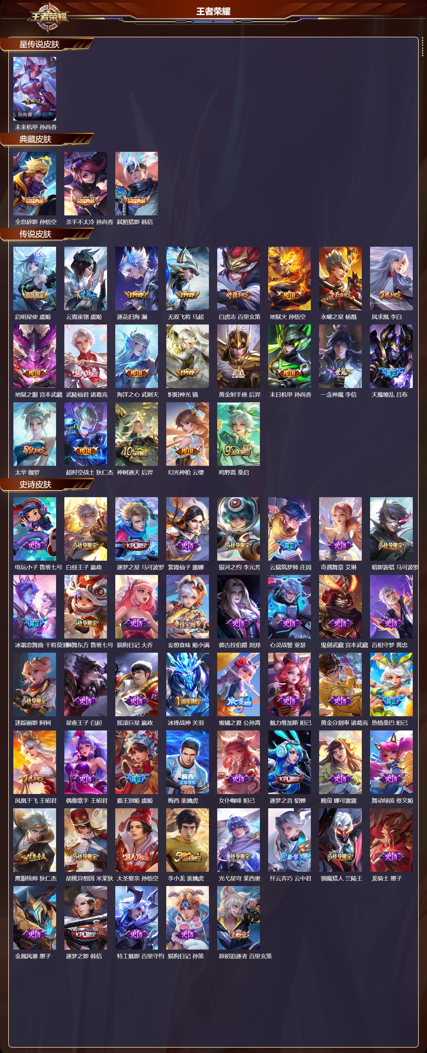 WZMK3366962王者荣耀账号详情图2