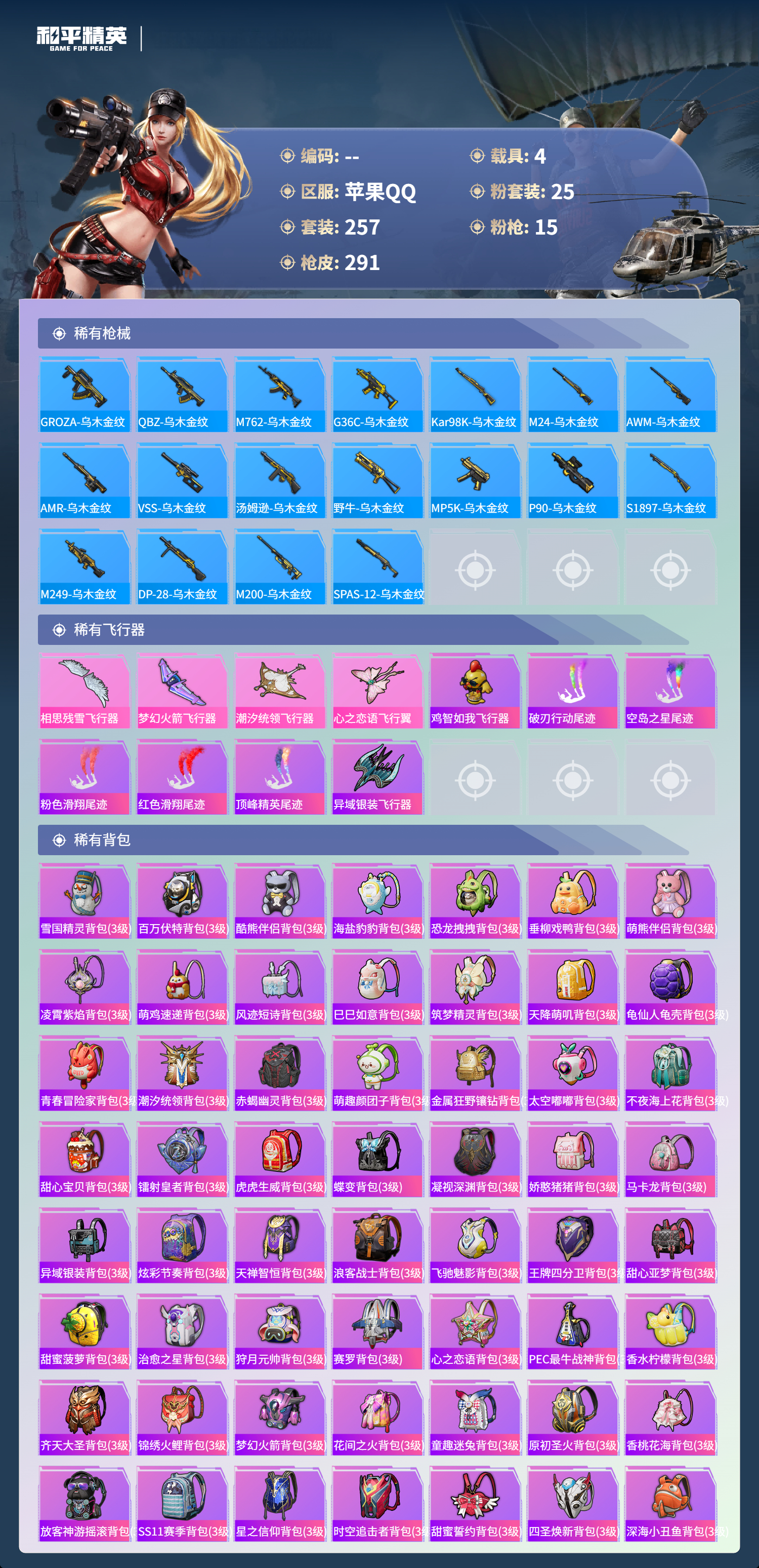 HPSJ3385398和平精英账号详情图11 HPSJ3385398和平精英账号详情图11