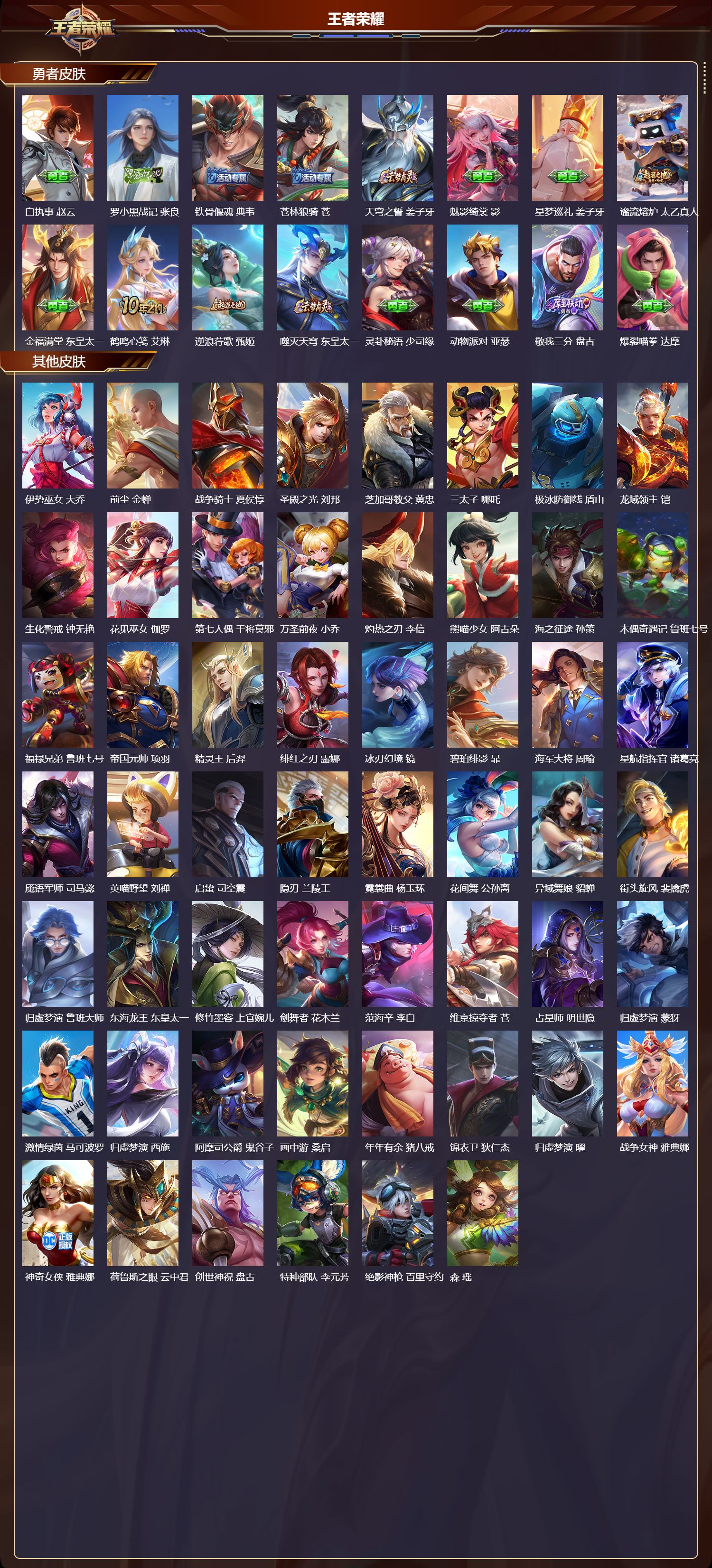 WZMK3367919王者荣耀账号详情图5