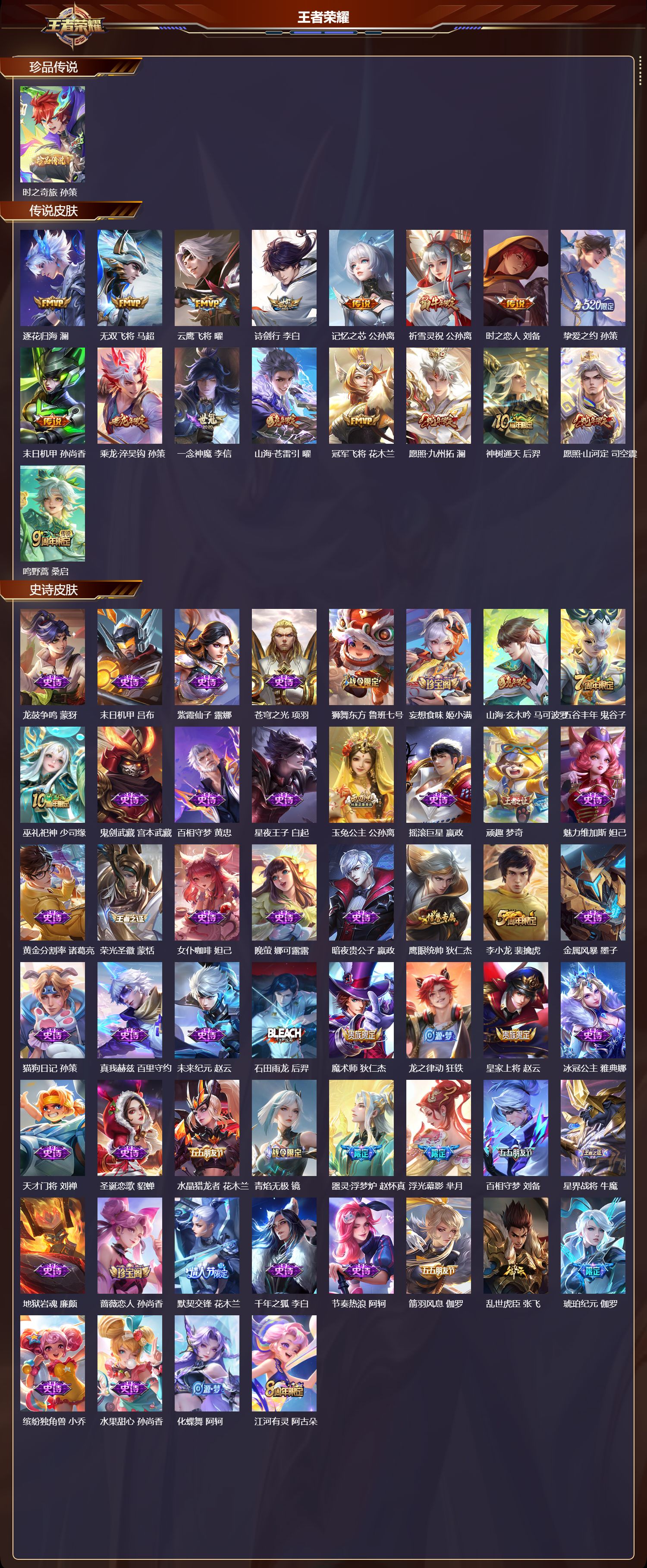 WZMK3367918王者荣耀账号详情图2