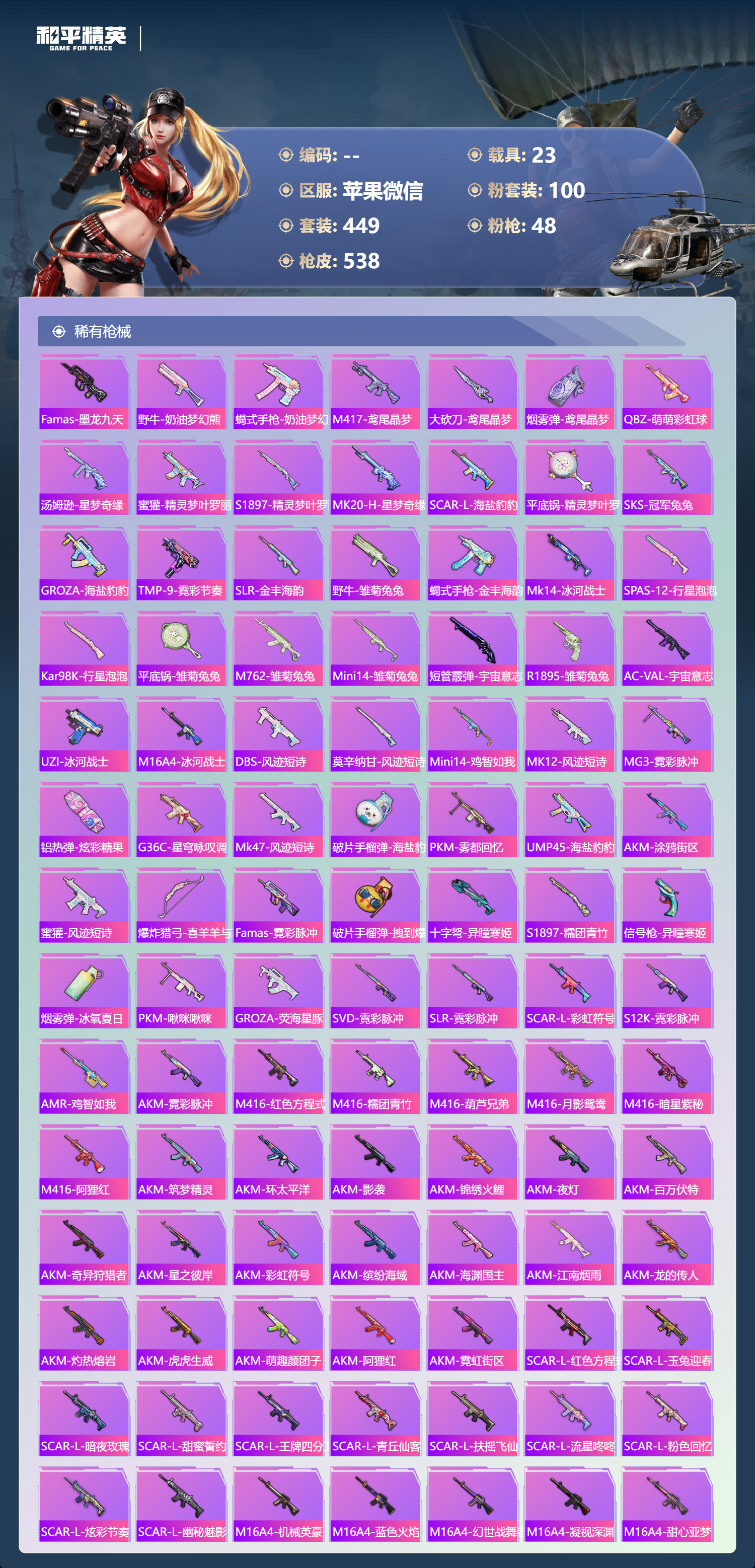 HPSJ3384146和平精英账号详情图12 HPSJ3384146和平精英账号详情图12